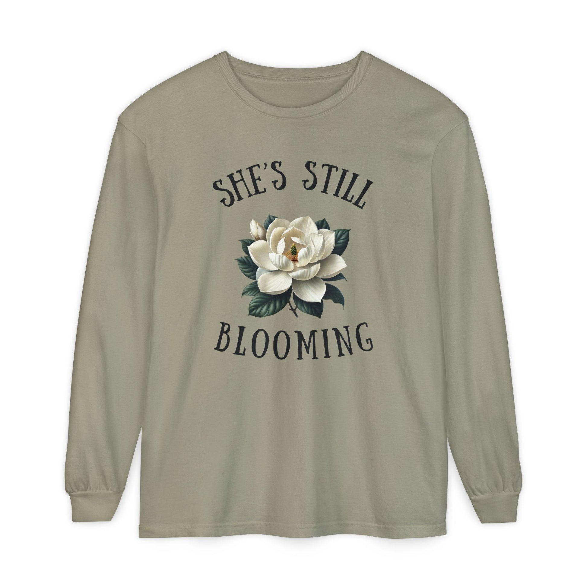 Adult Magnolia Still Blooming-Unisex Long Sleeve T-Shirt