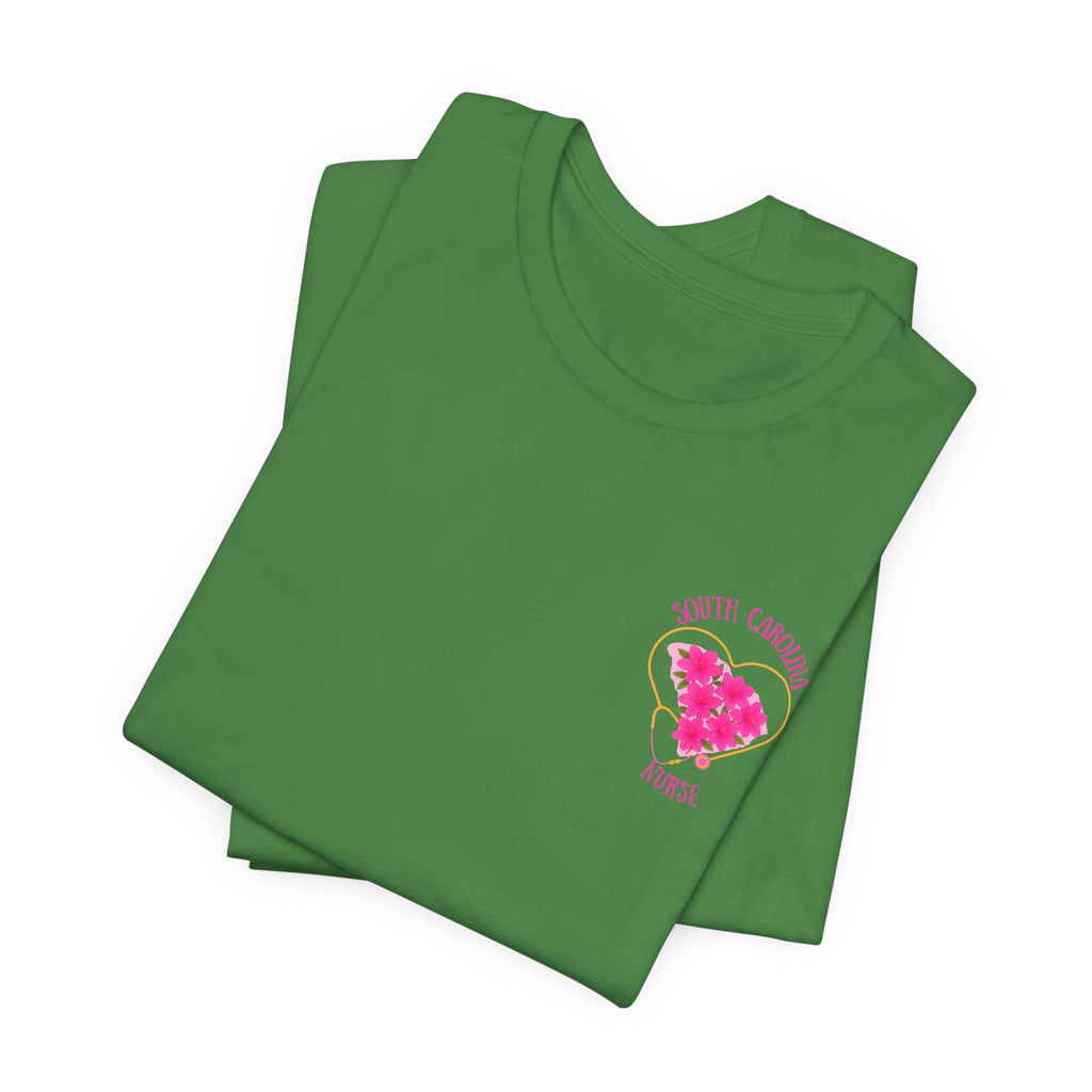 BELLA CANVAS Pink Azalea SC Nurse-Unisex Jersey Tee