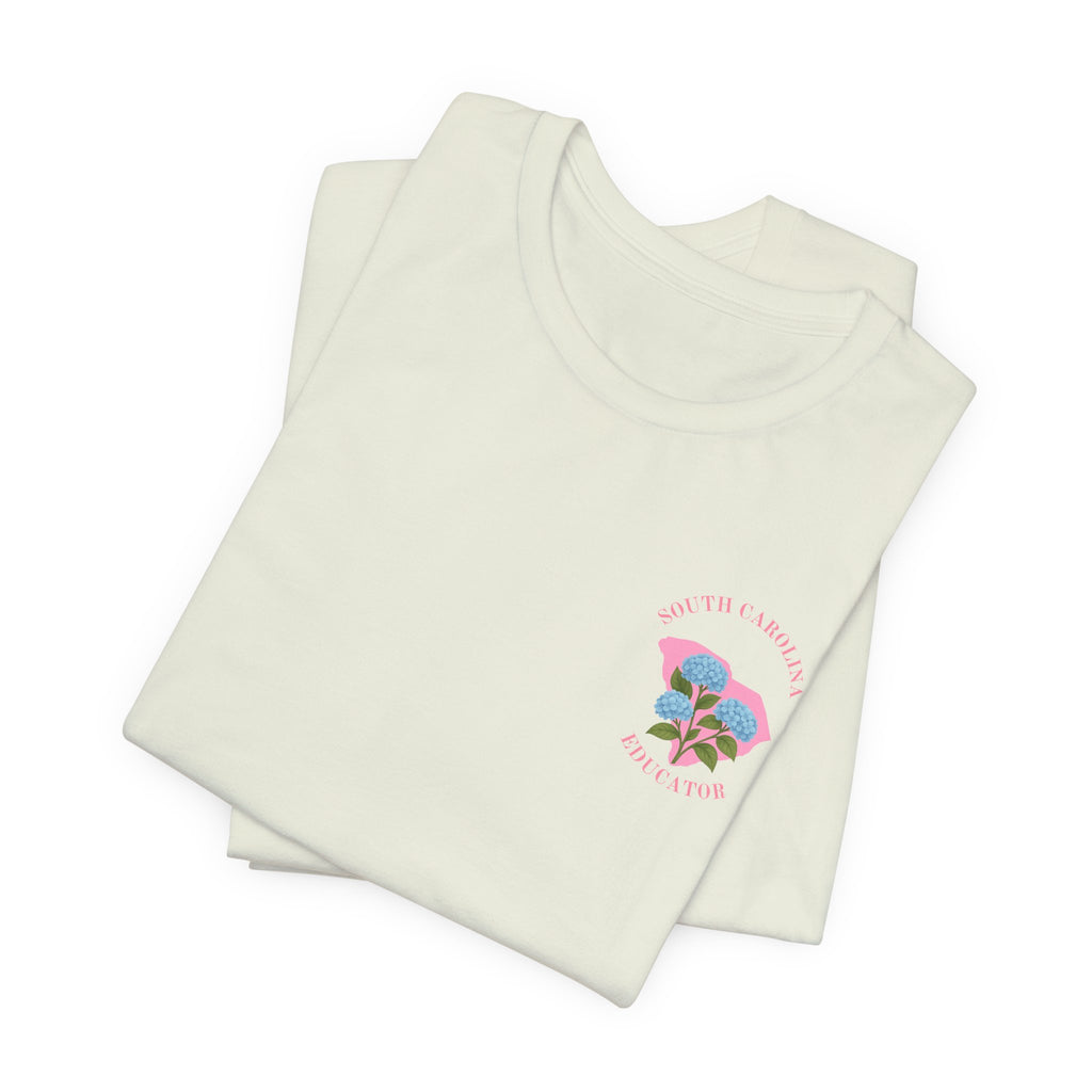 BELLA CANVAS-BLUE HYDRANGEA SC Educator-Unisex Jersey Tee