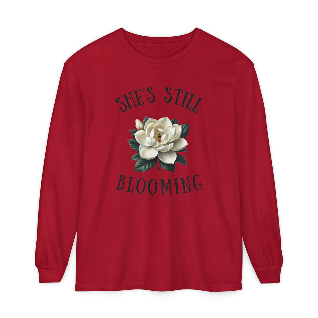 Adult Magnolia Still Blooming-Unisex Long Sleeve T-Shirt