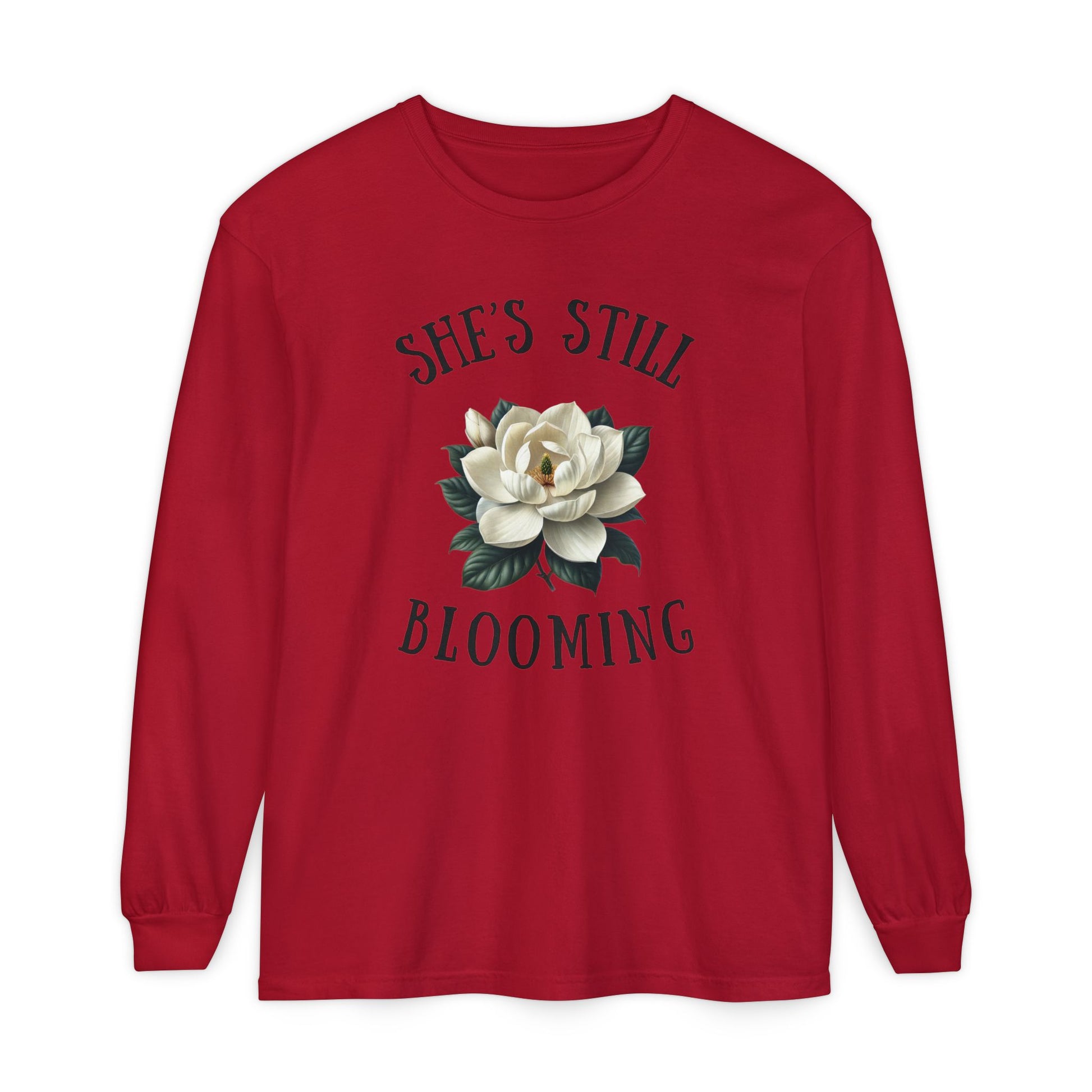 Adult Magnolia Still Blooming-Unisex Long Sleeve T-Shirt