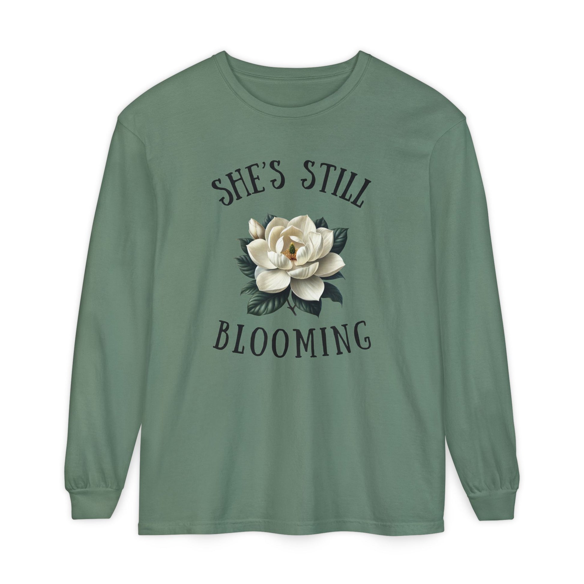 Adult Magnolia Still Blooming-Unisex Long Sleeve T-Shirt