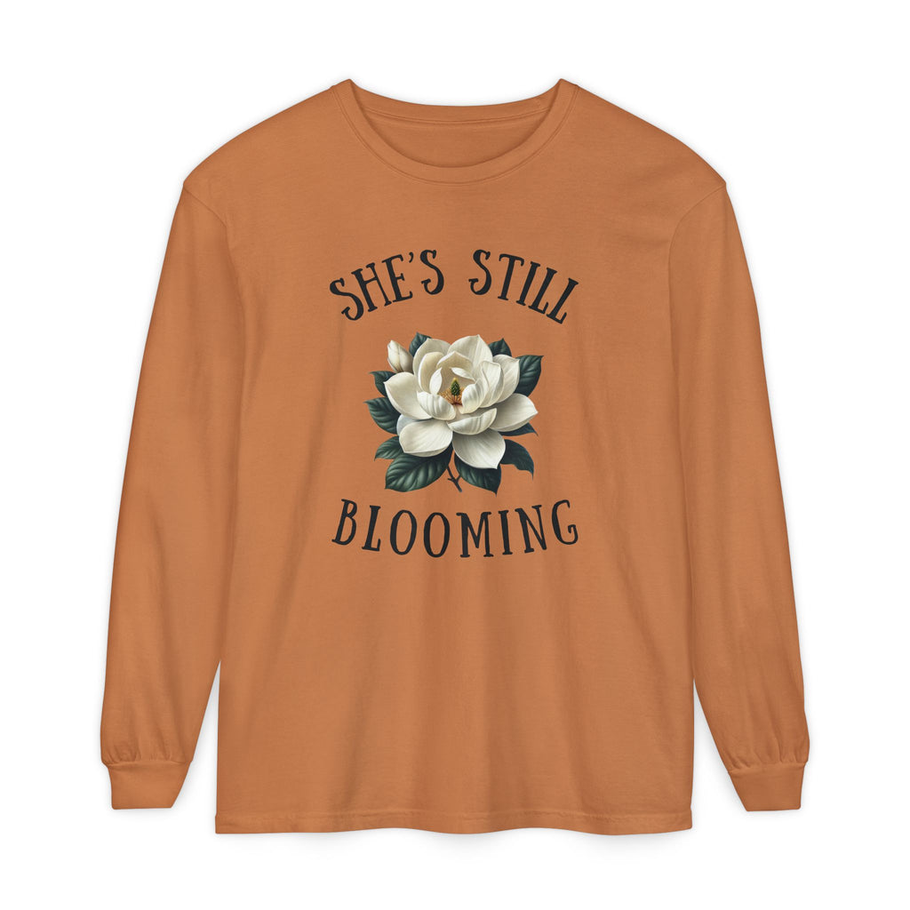 Adult Magnolia Still Blooming-Unisex Long Sleeve T-Shirt