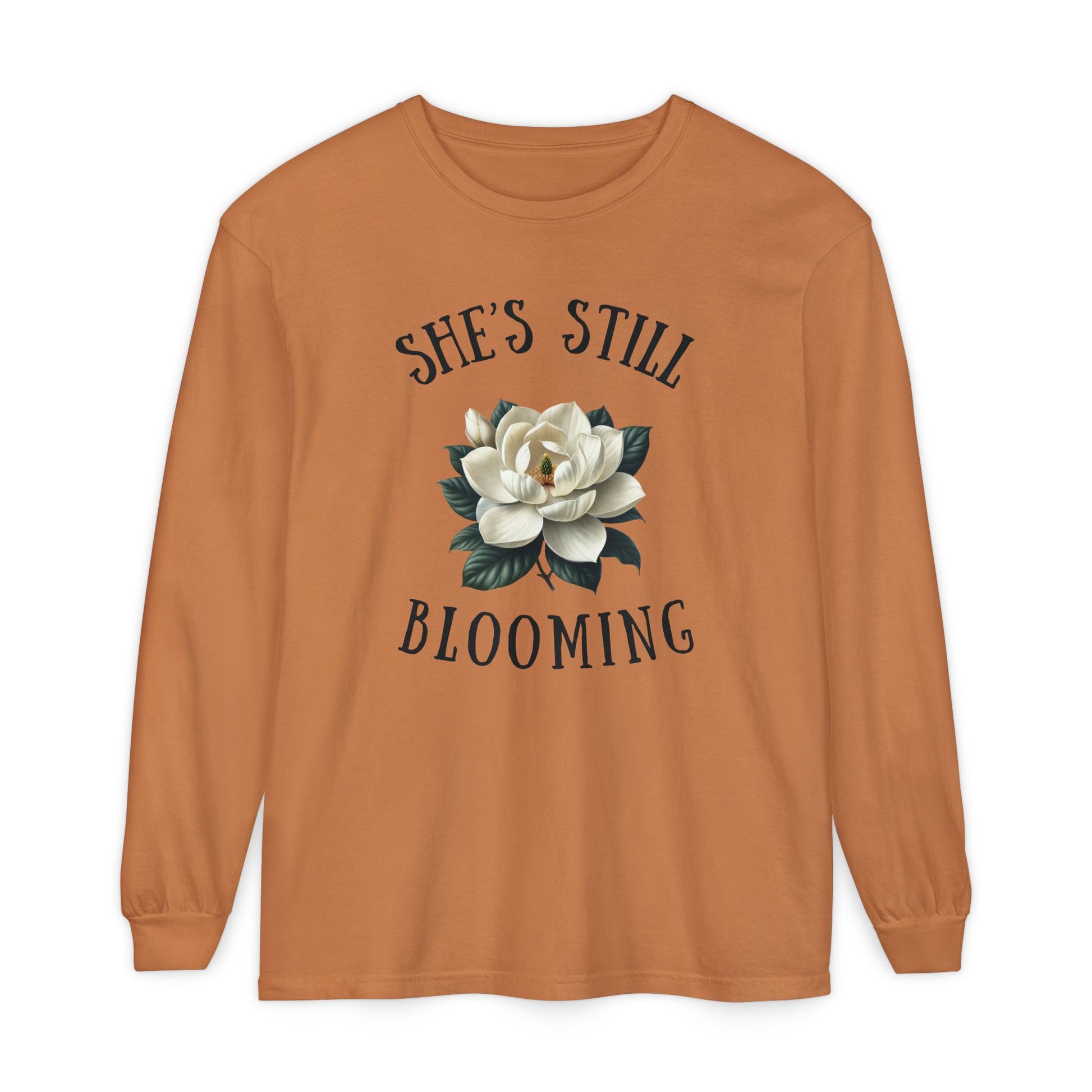 Adult Magnolia Still Blooming-Unisex Long Sleeve T-Shirt