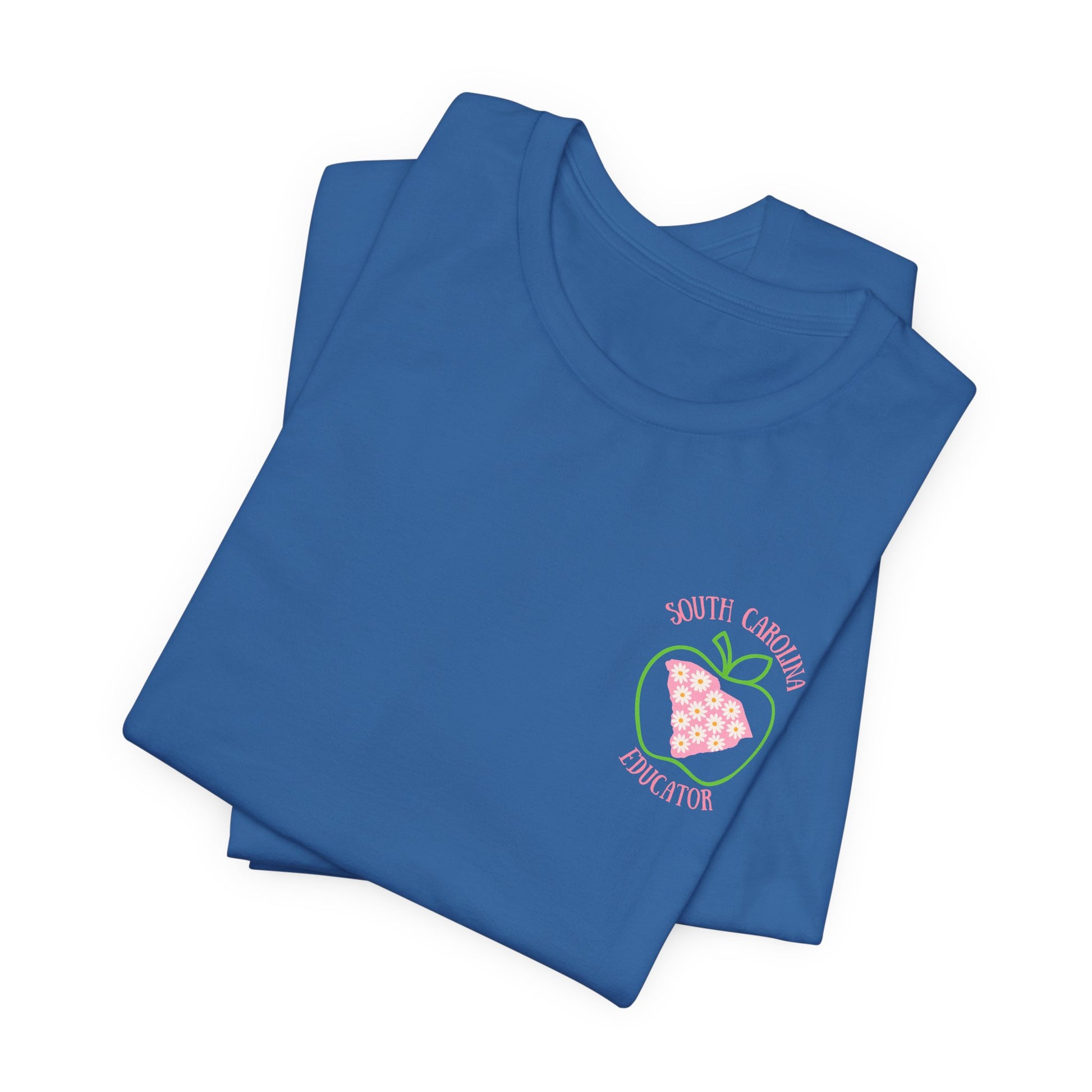 BELLA CANVAS-Daisy GREEN APPLE SC Educator-Unisex Jersey Tee