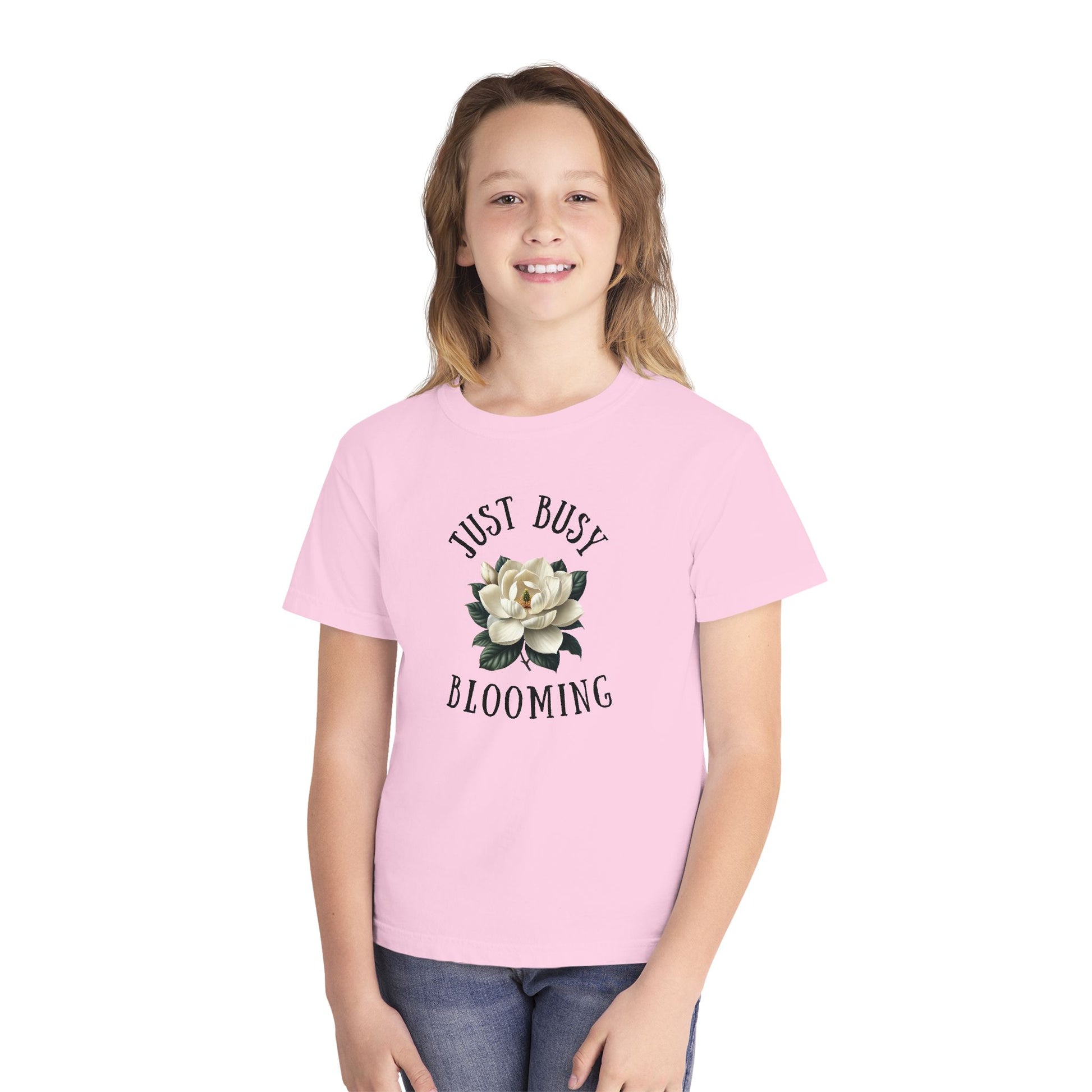 Youth Magnolia Busy Blooming Tee
