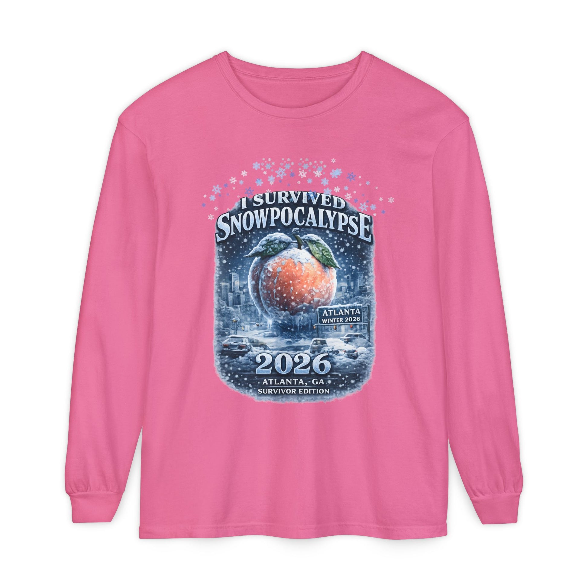 Snow Day Survivor-Bootleg T-Shirt -Unisex Long Sleeve (ATL 1)