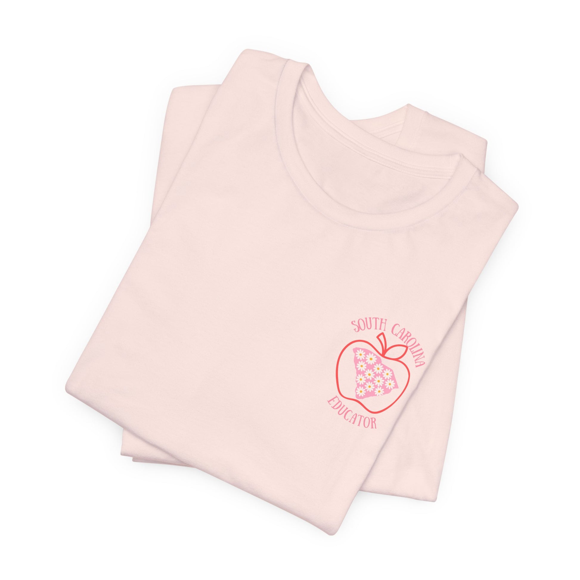 BELLA CANVAS-Daisy RED APPLE SC Educator-Unisex Jersey Tee