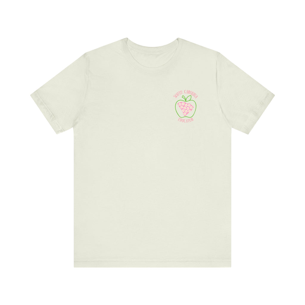 BELLA CANVAS-Daisy GREEN APPLE SC Educator-Unisex Jersey Tee