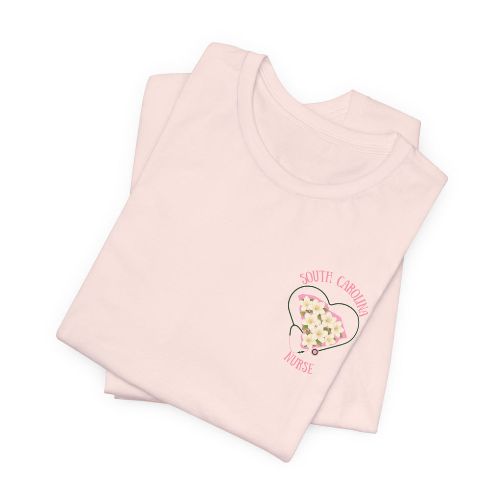 BELLA CANVAS White Azalea SC Nurse-Unisex Jersey Tee