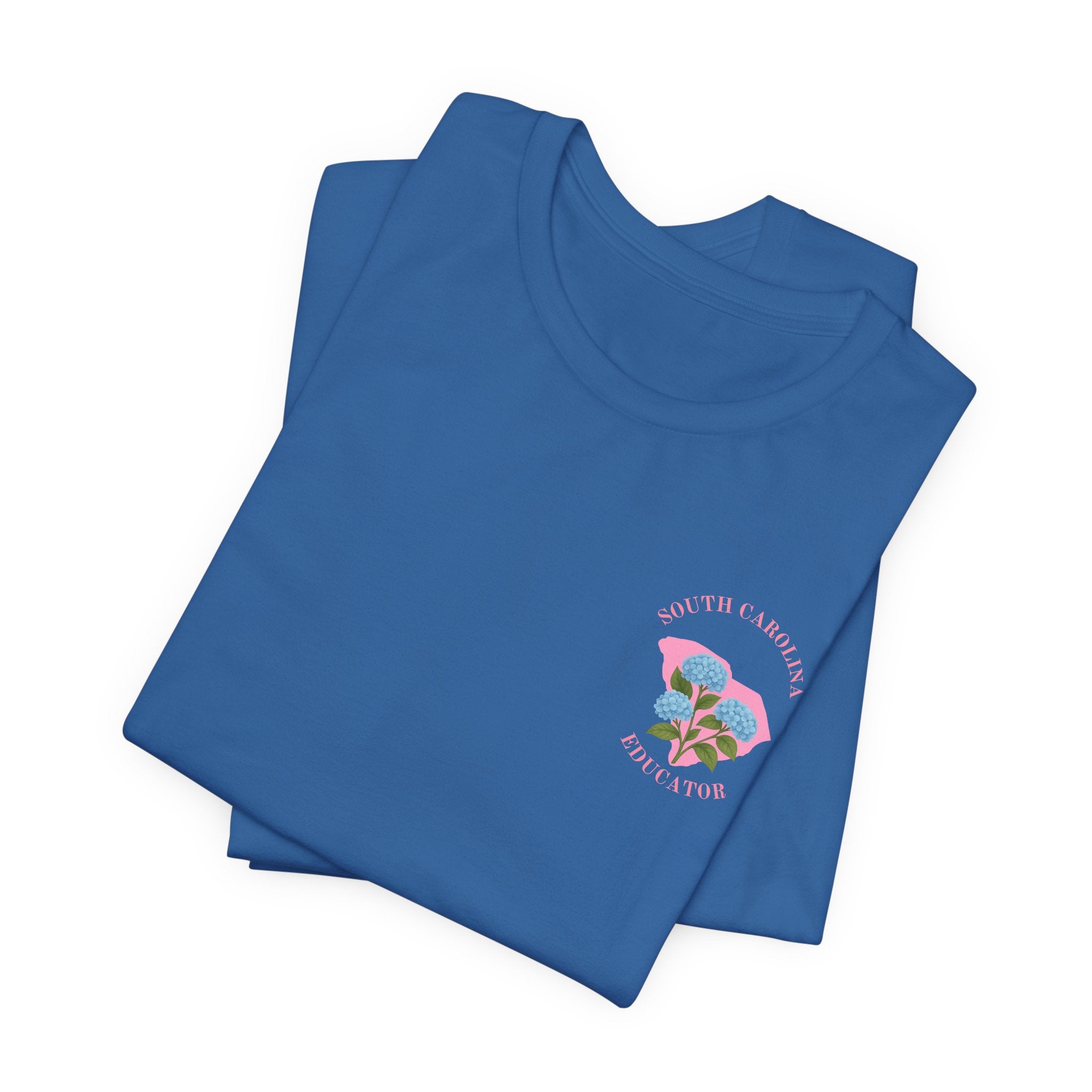BELLA CANVAS-BLUE HYDRANGEA SC Educator-Unisex Jersey Tee