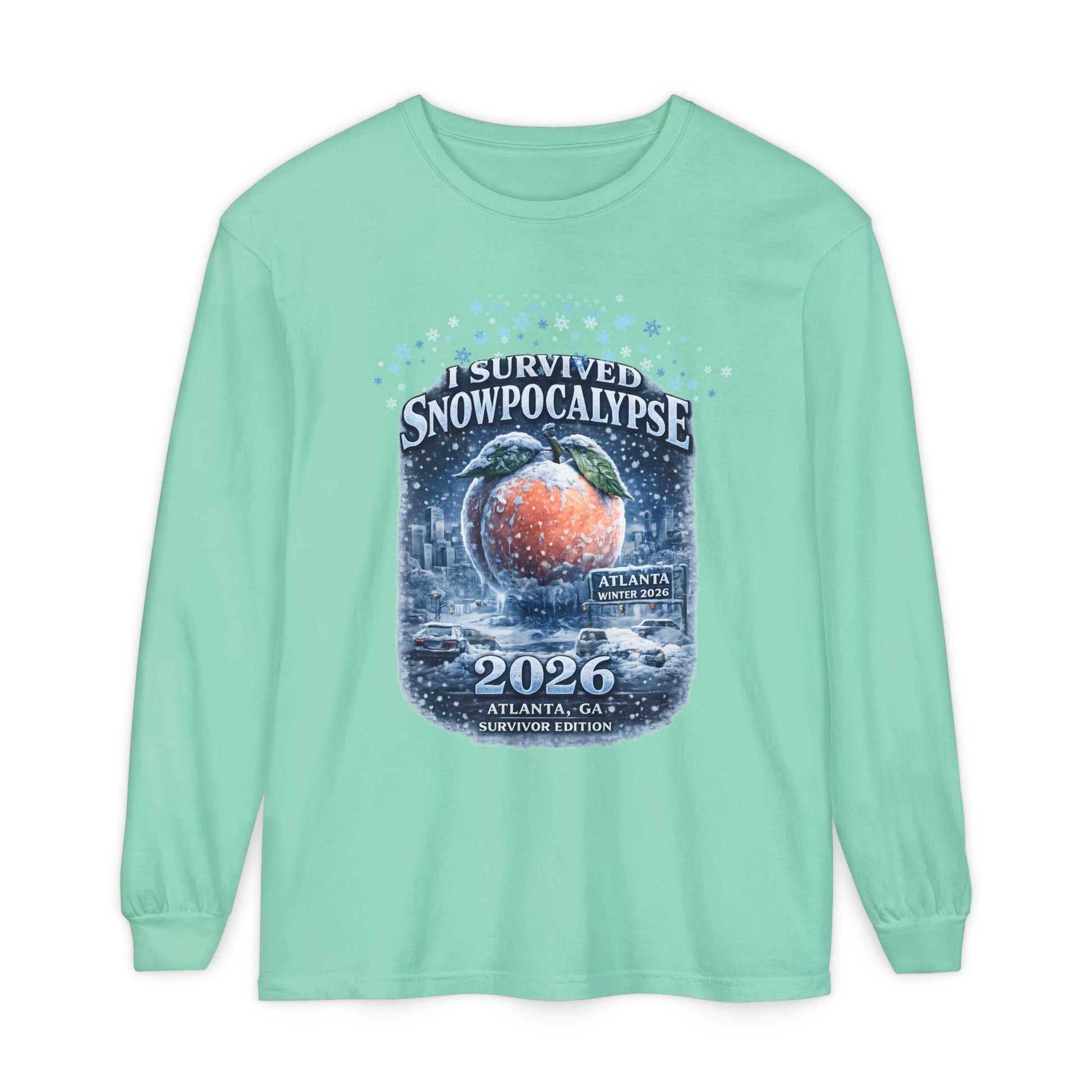 Snow Day Survivor-Bootleg T-Shirt -Unisex Long Sleeve (ATL 1)