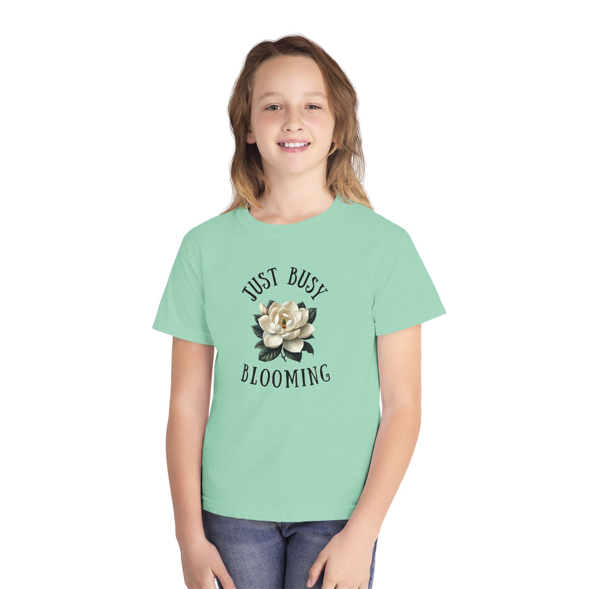 Youth Magnolia Busy Blooming Tee
