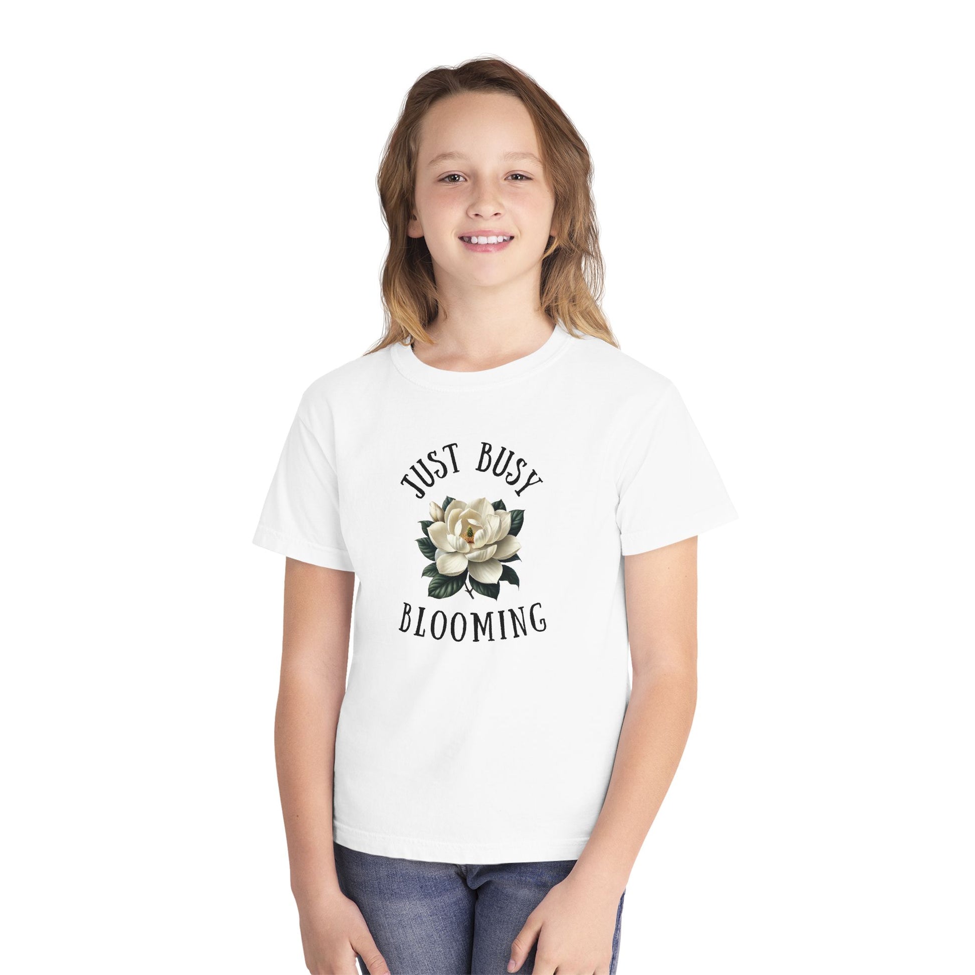 Youth Magnolia Busy Blooming Tee