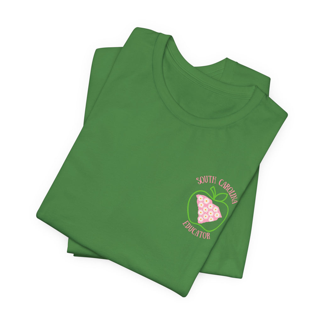 BELLA CANVAS-Daisy GREEN APPLE SC Educator-Unisex Jersey Tee