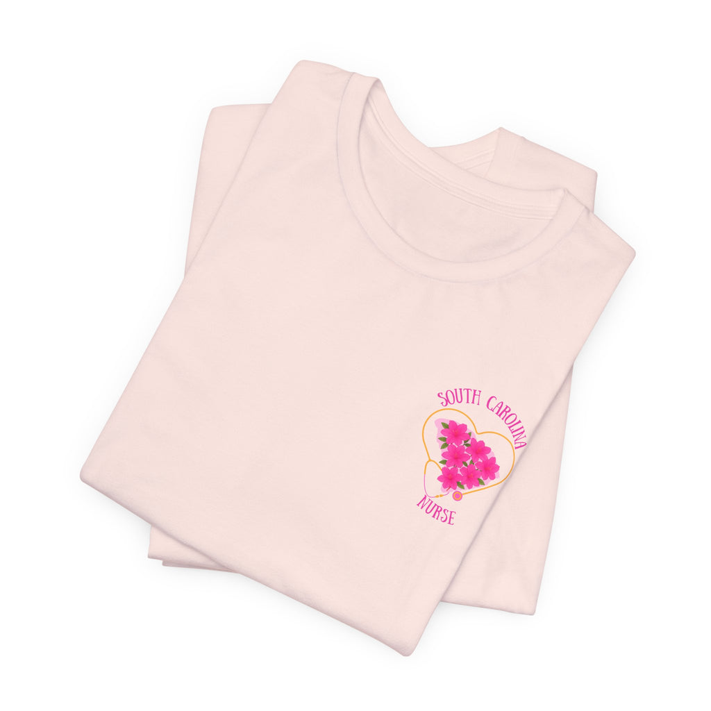 BELLA CANVAS Pink Azalea SC Nurse-Unisex Jersey Tee