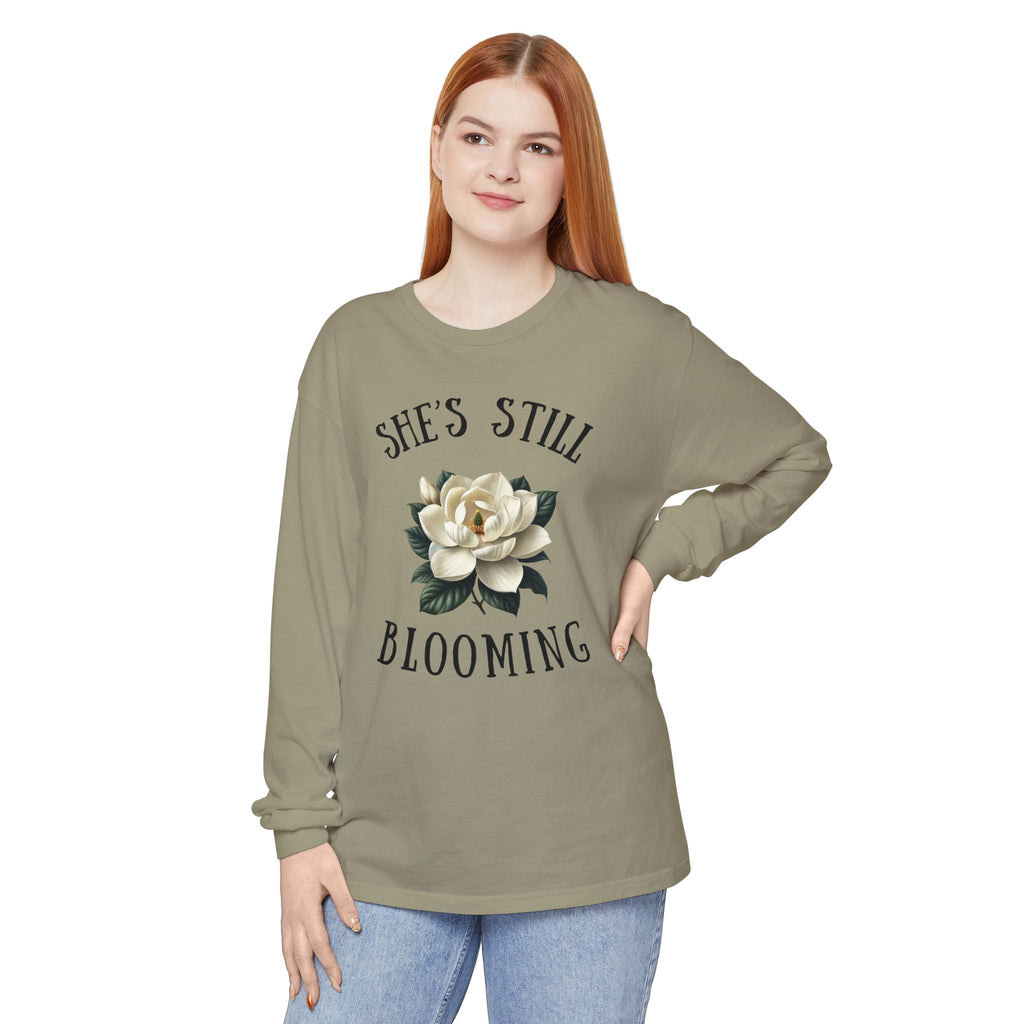 Adult Magnolia Still Blooming-Unisex Long Sleeve T-Shirt