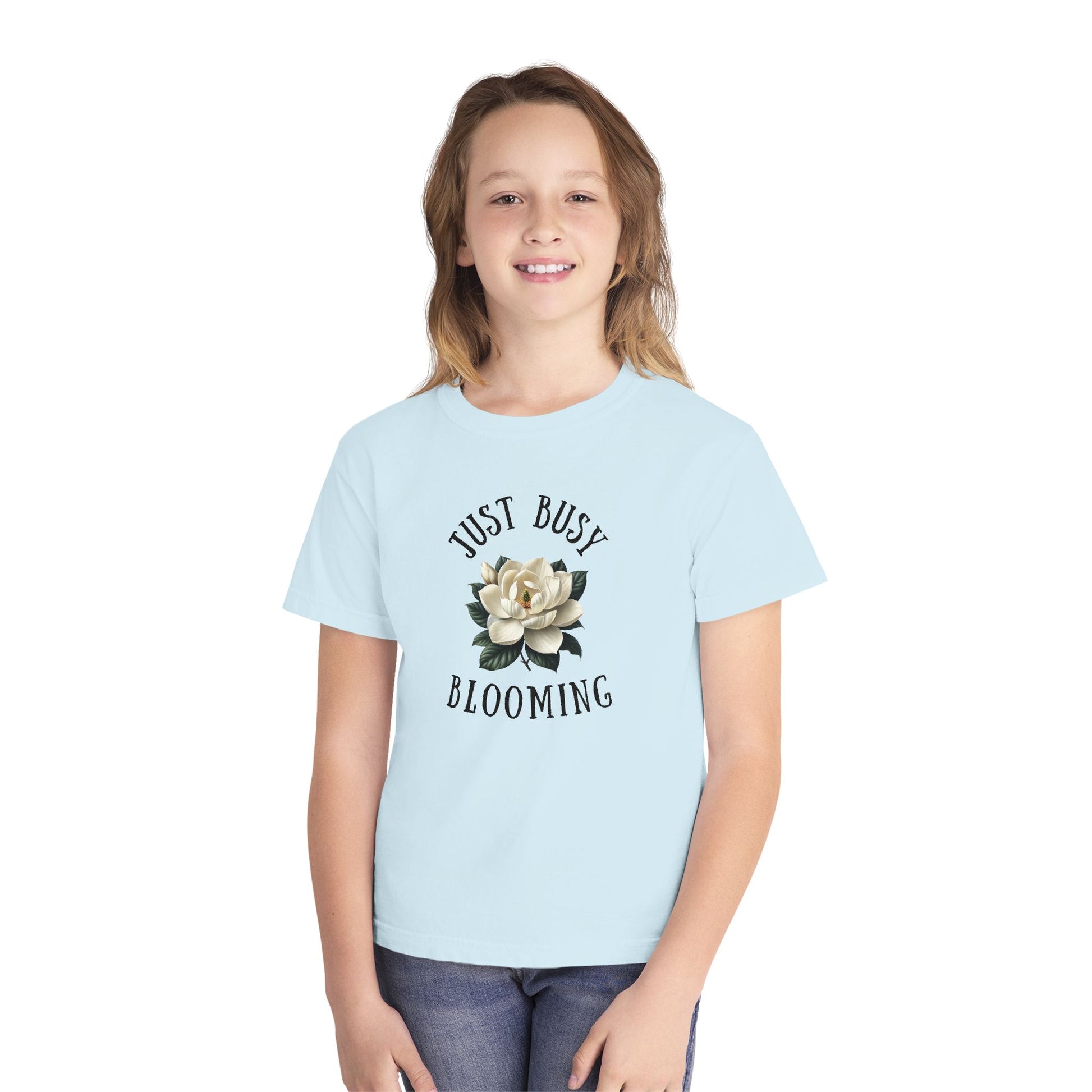 Youth Magnolia Busy Blooming Tee