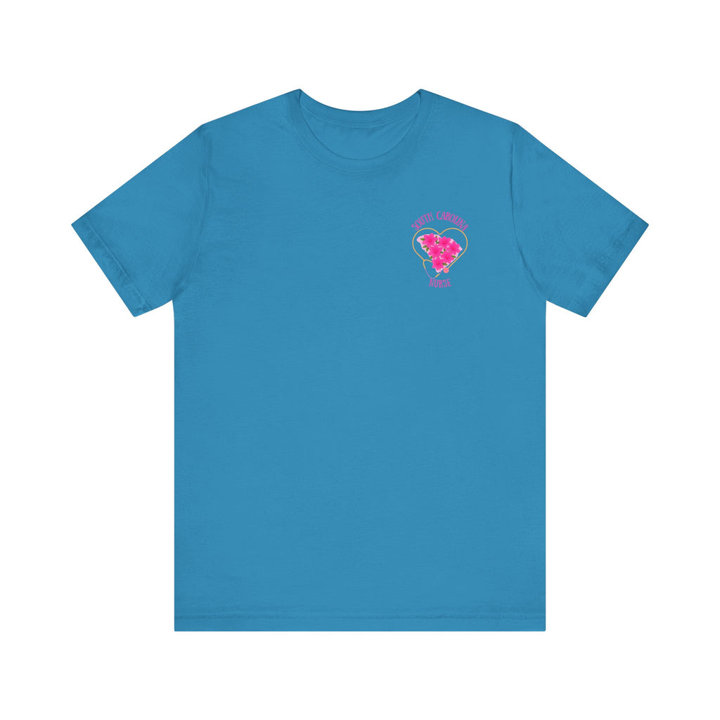 BELLA CANVAS Pink Azalea SC Nurse-Unisex Jersey Tee