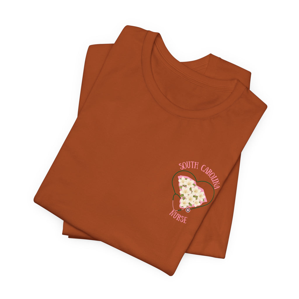 BELLA CANVAS White Azalea SC Nurse-Unisex Jersey Tee