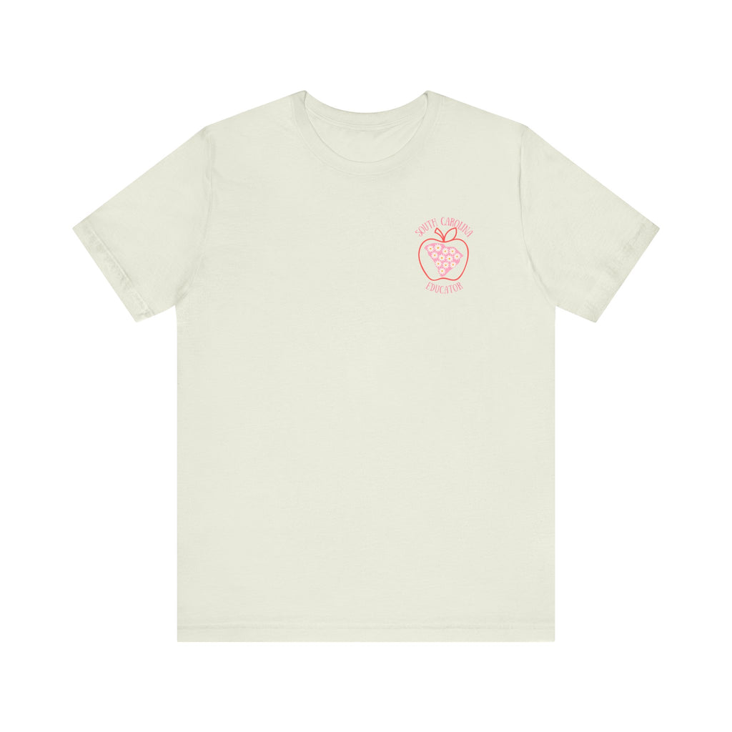 BELLA CANVAS-Daisy RED APPLE SC Educator-Unisex Jersey Tee