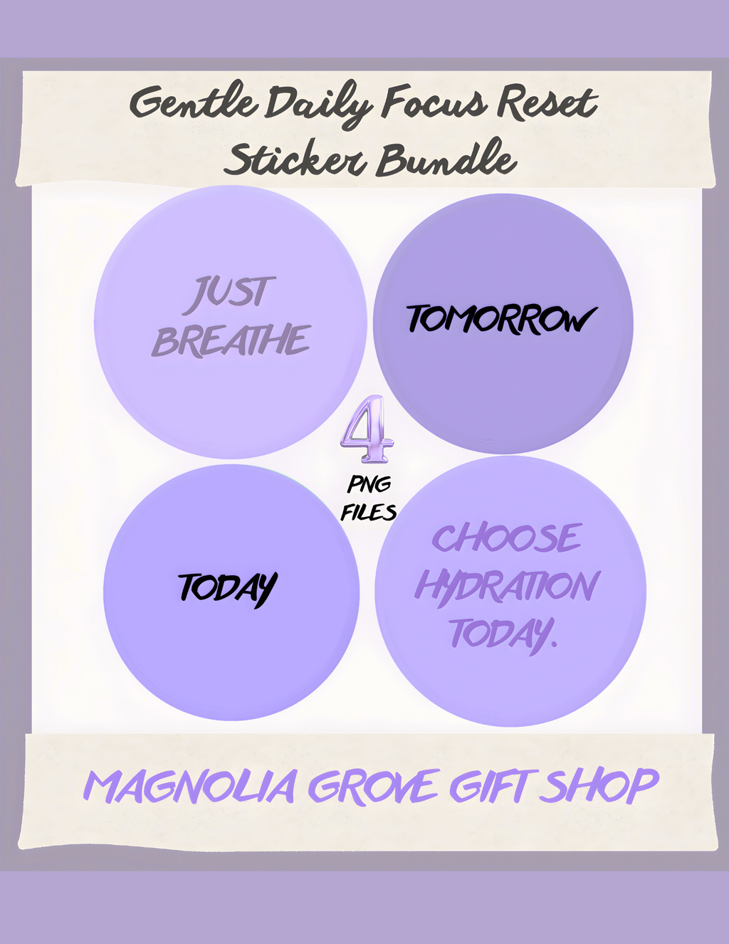 Fuzzy Checkmark Stickers