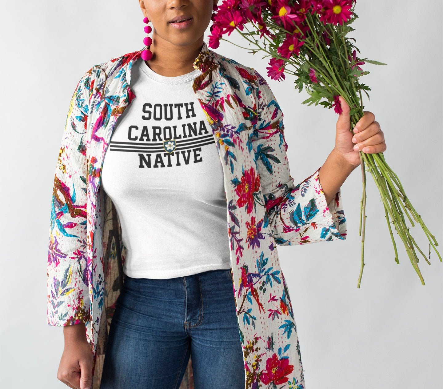 SC Native w/stripes T-shirt
