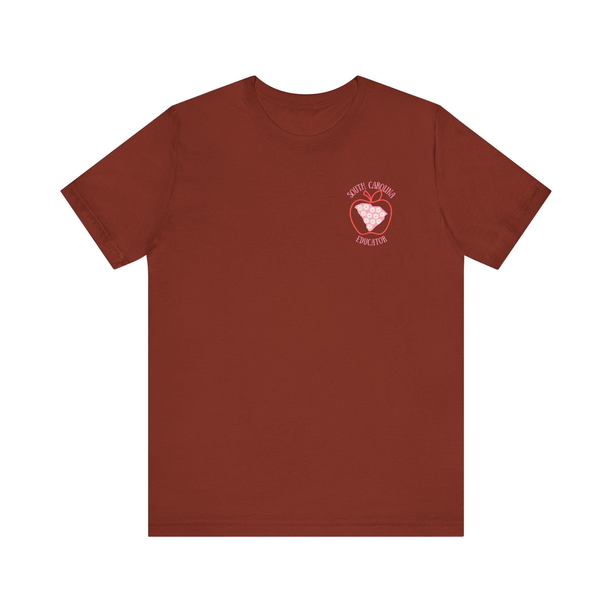 BELLA CANVAS-Daisy RED APPLE SC Educator-Unisex Jersey Tee