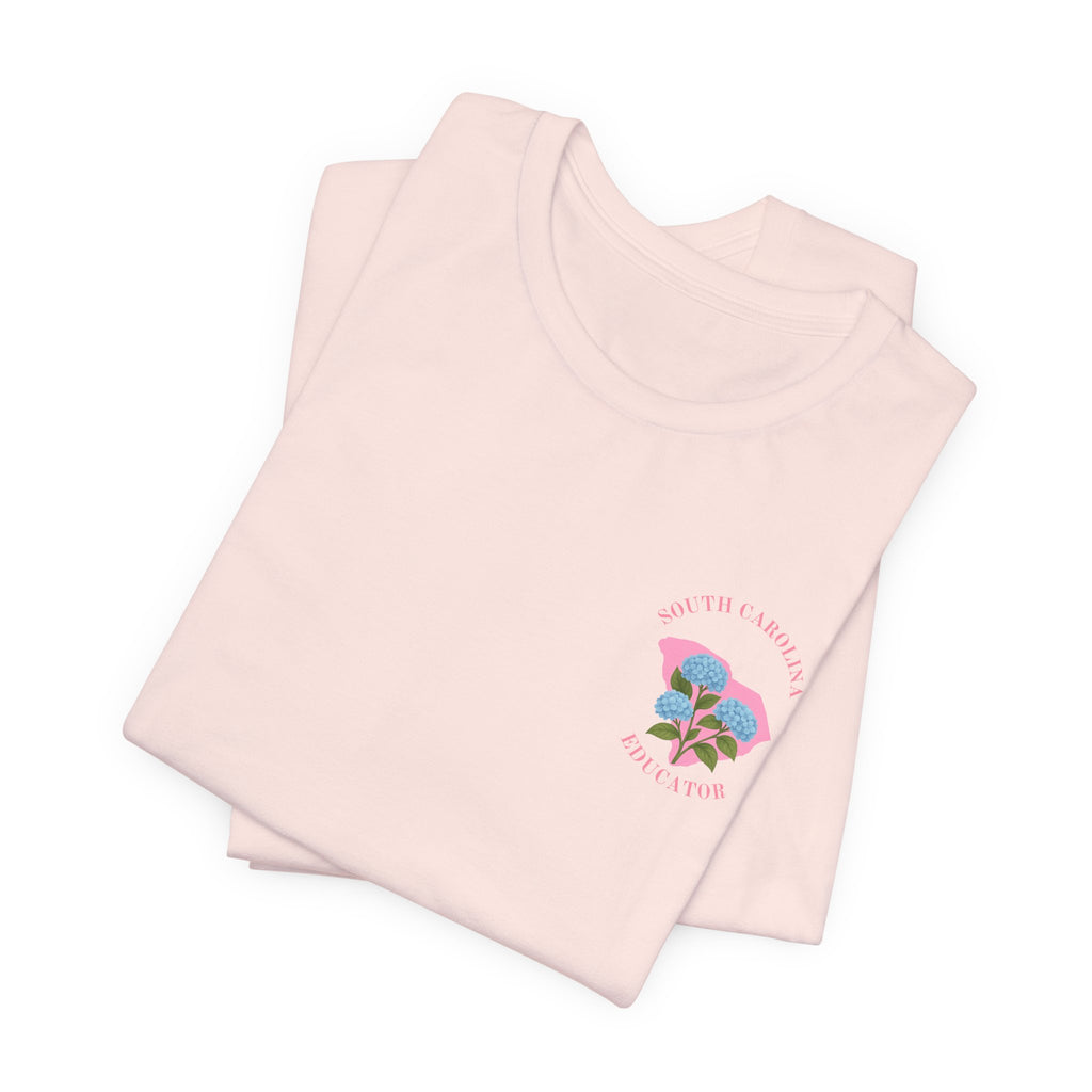 BELLA CANVAS-BLUE HYDRANGEA SC Educator-Unisex Jersey Tee