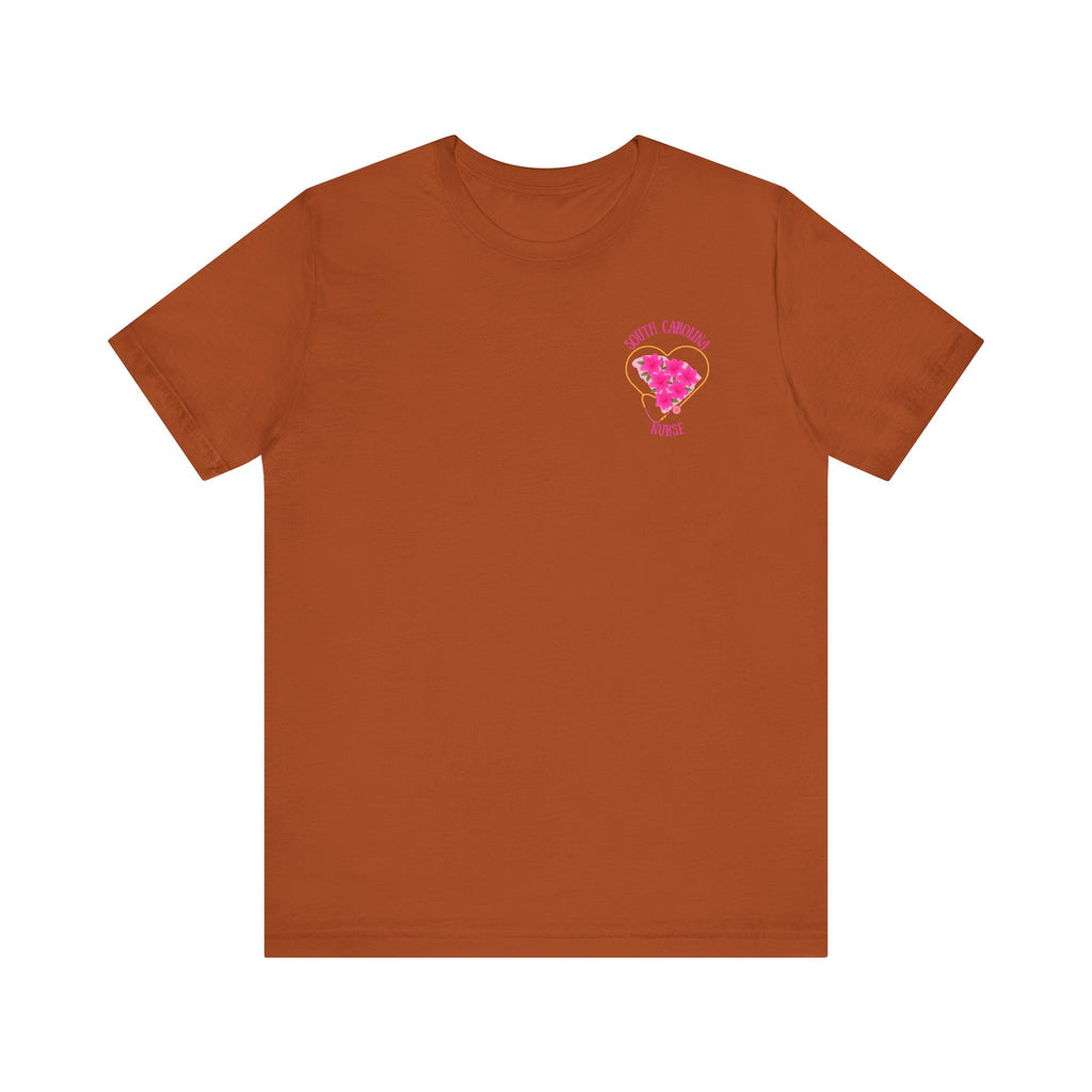 BELLA CANVAS Pink Azalea SC Nurse-Unisex Jersey Tee