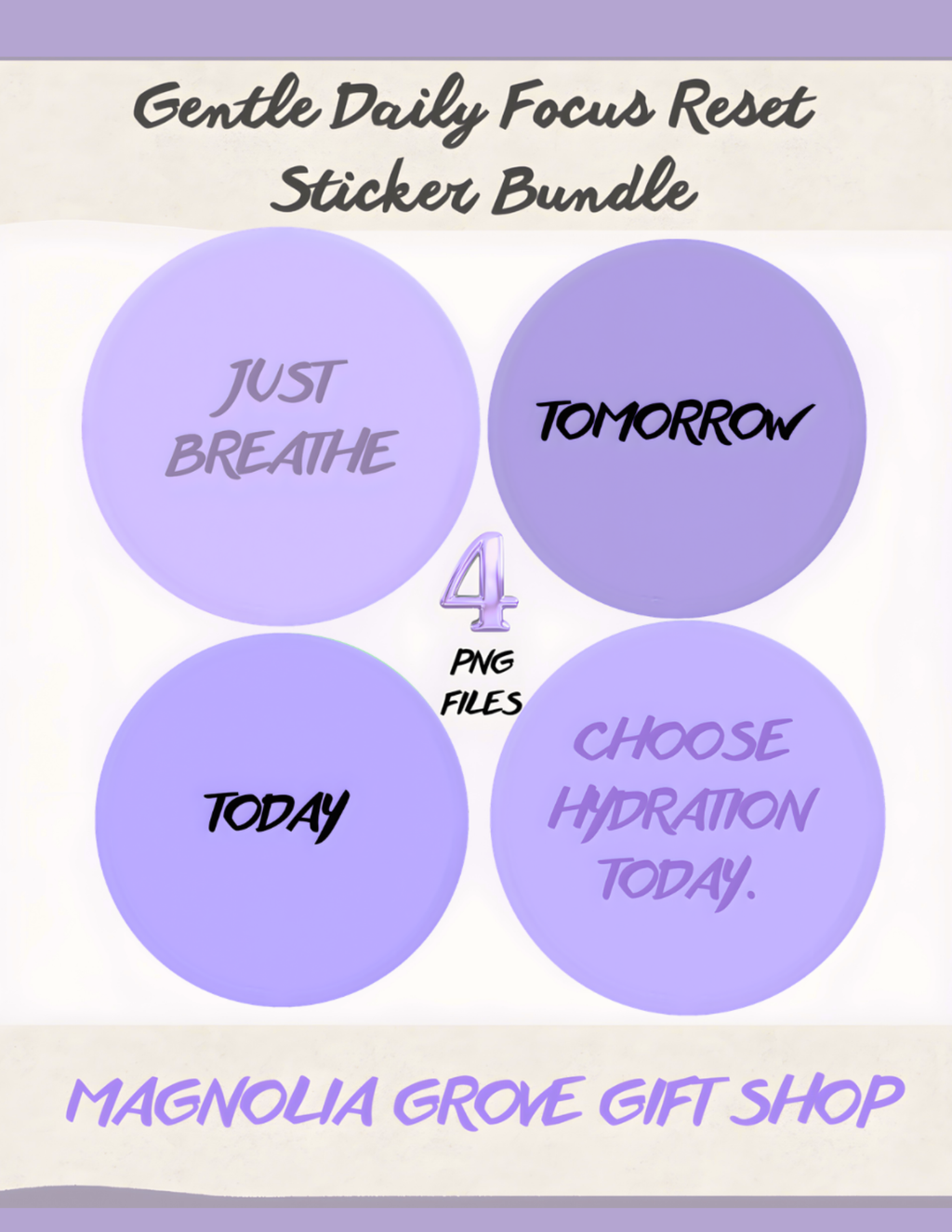 Fuzzy Checkmark Stickers