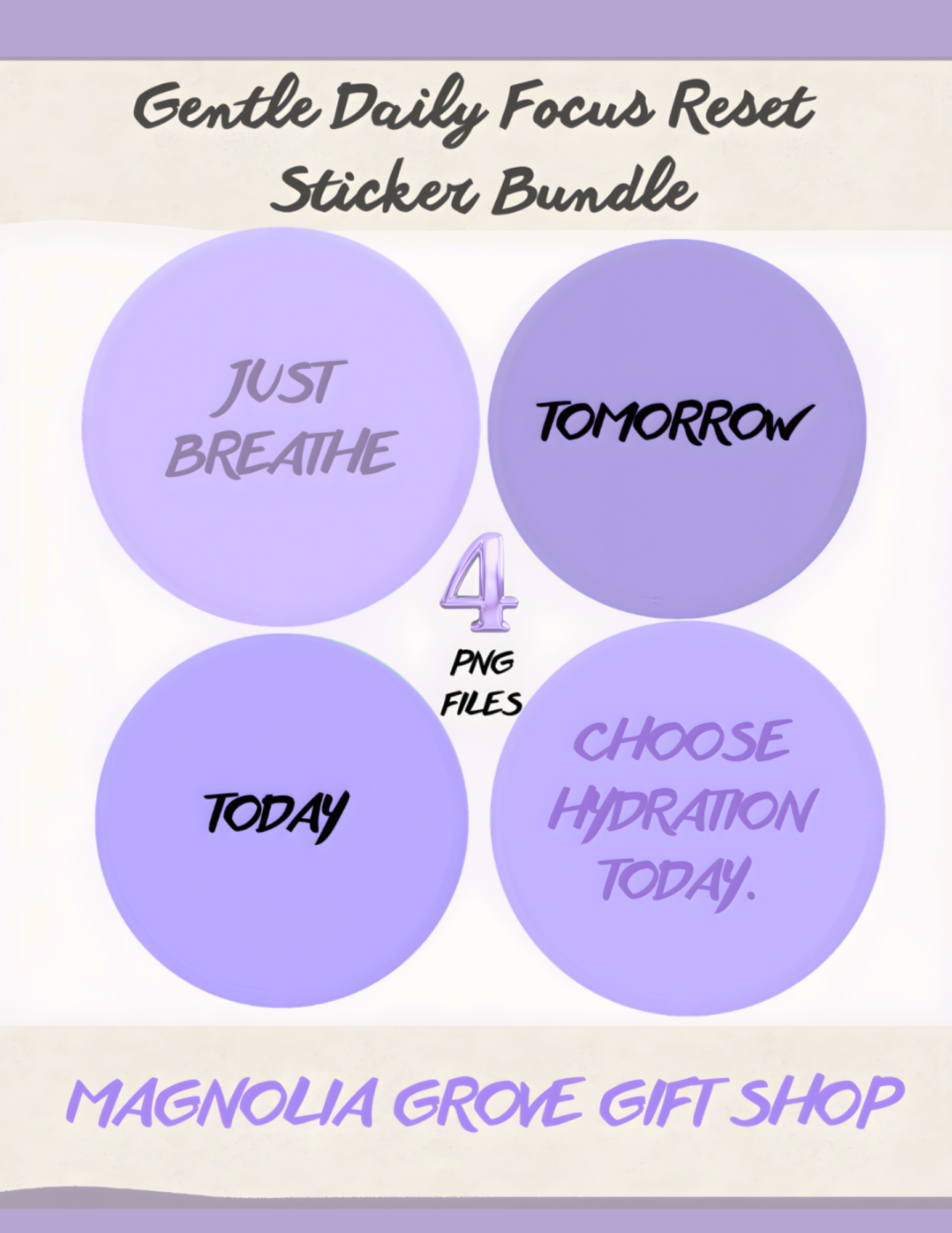 Fuzzy Checkmark Stickers