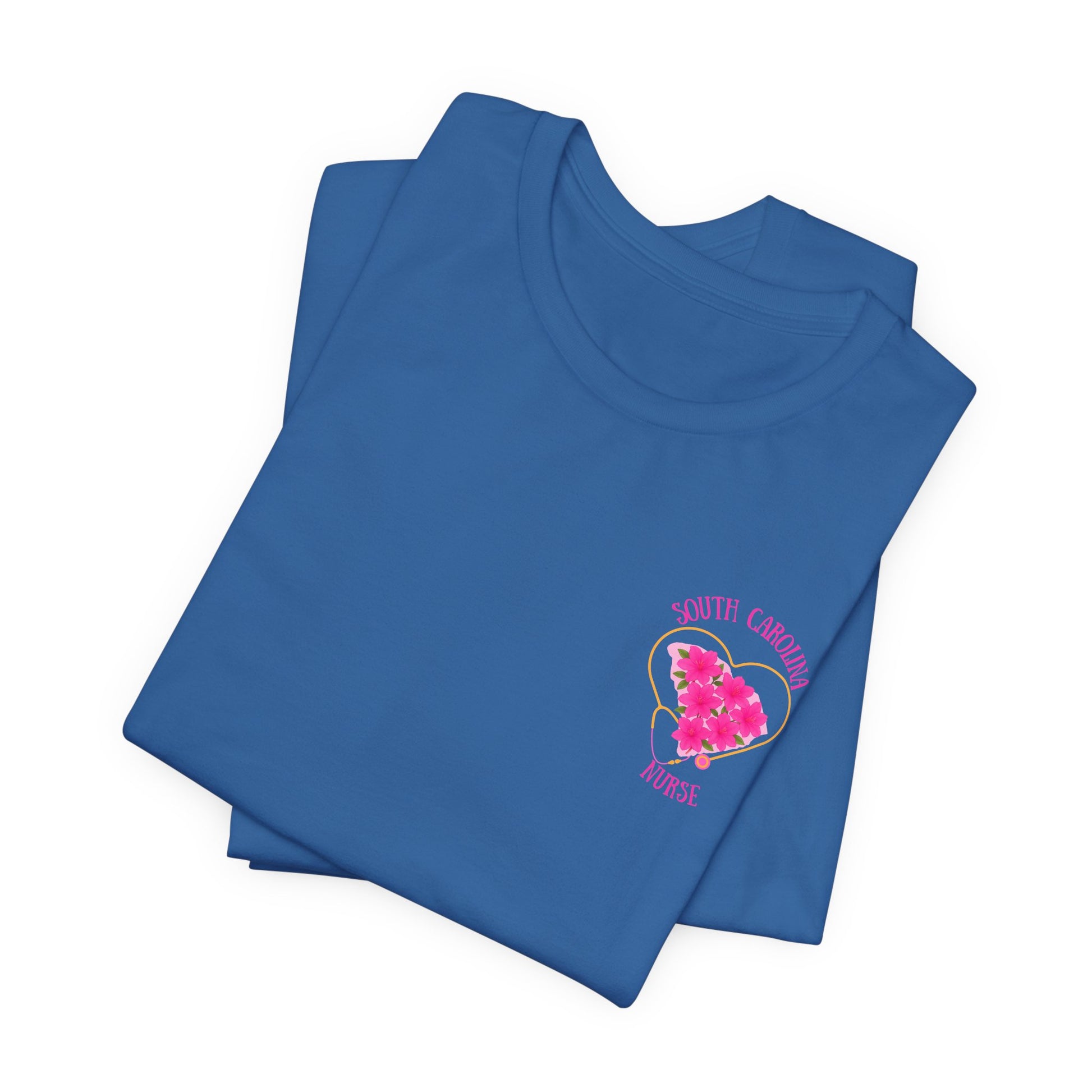 BELLA CANVAS Pink Azalea SC Nurse-Unisex Jersey Tee