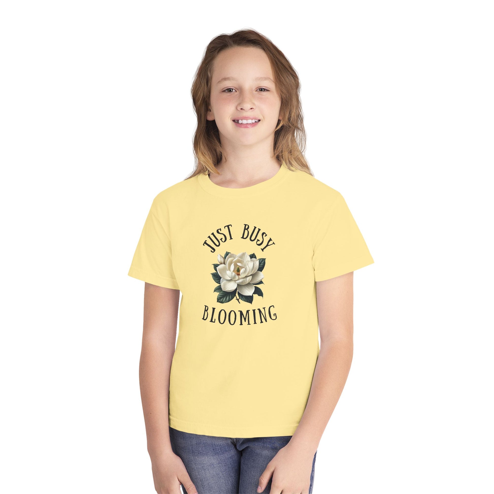 Youth Magnolia Busy Blooming Tee