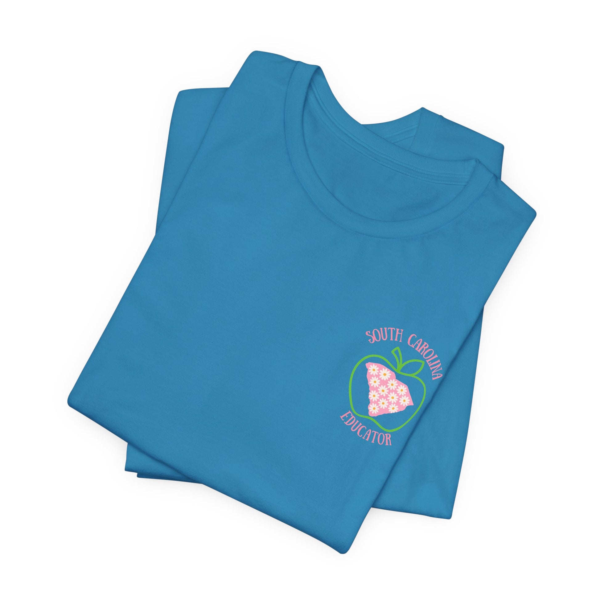 BELLA CANVAS-Daisy GREEN APPLE SC Educator-Unisex Jersey Tee