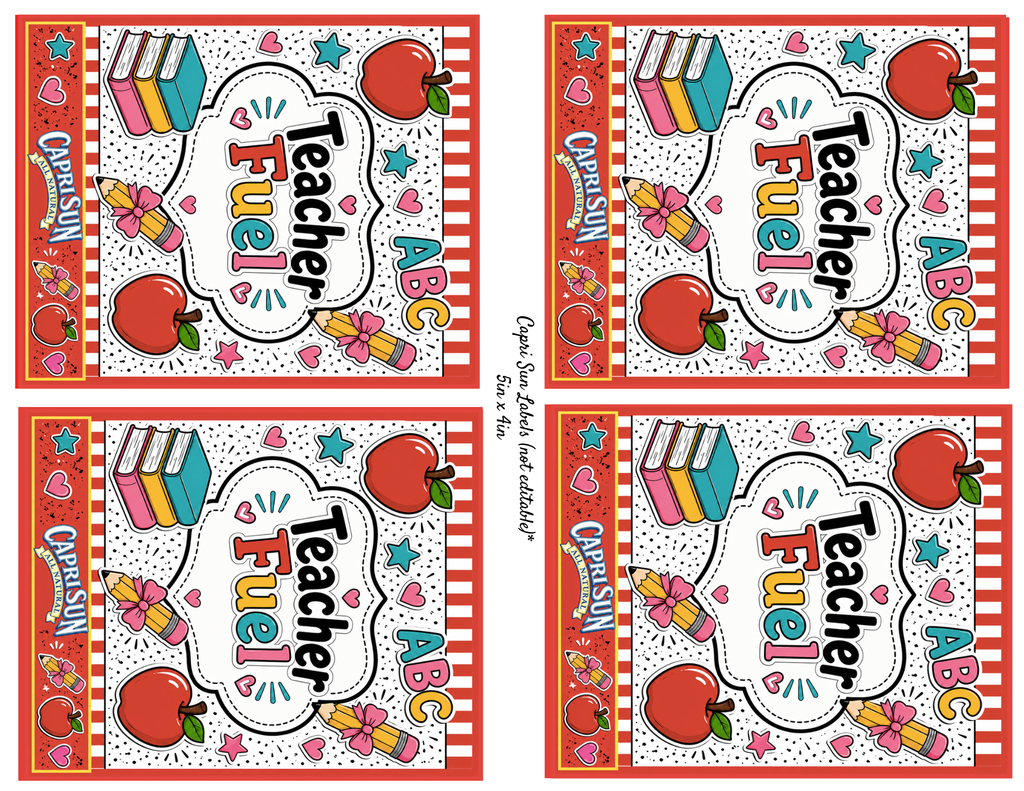 End-of-Year Teacher Gift Printable Bundle 🍎