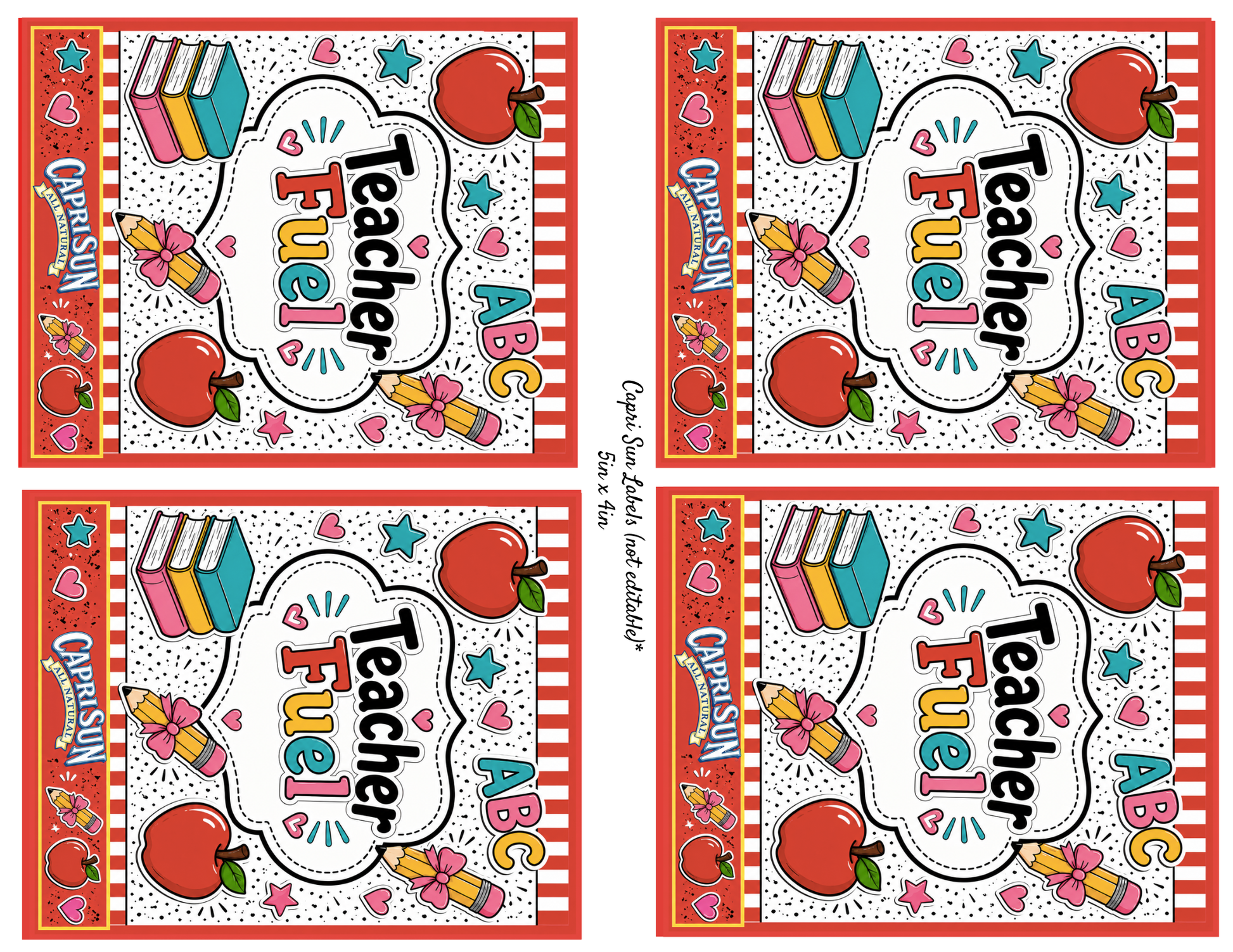 End-of-Year Teacher Gift Printable Bundle 🍎