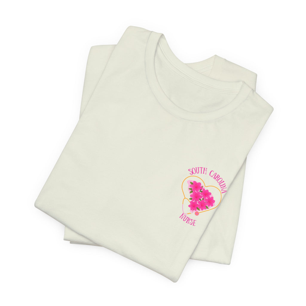 BELLA CANVAS Pink Azalea SC Nurse-Unisex Jersey Tee