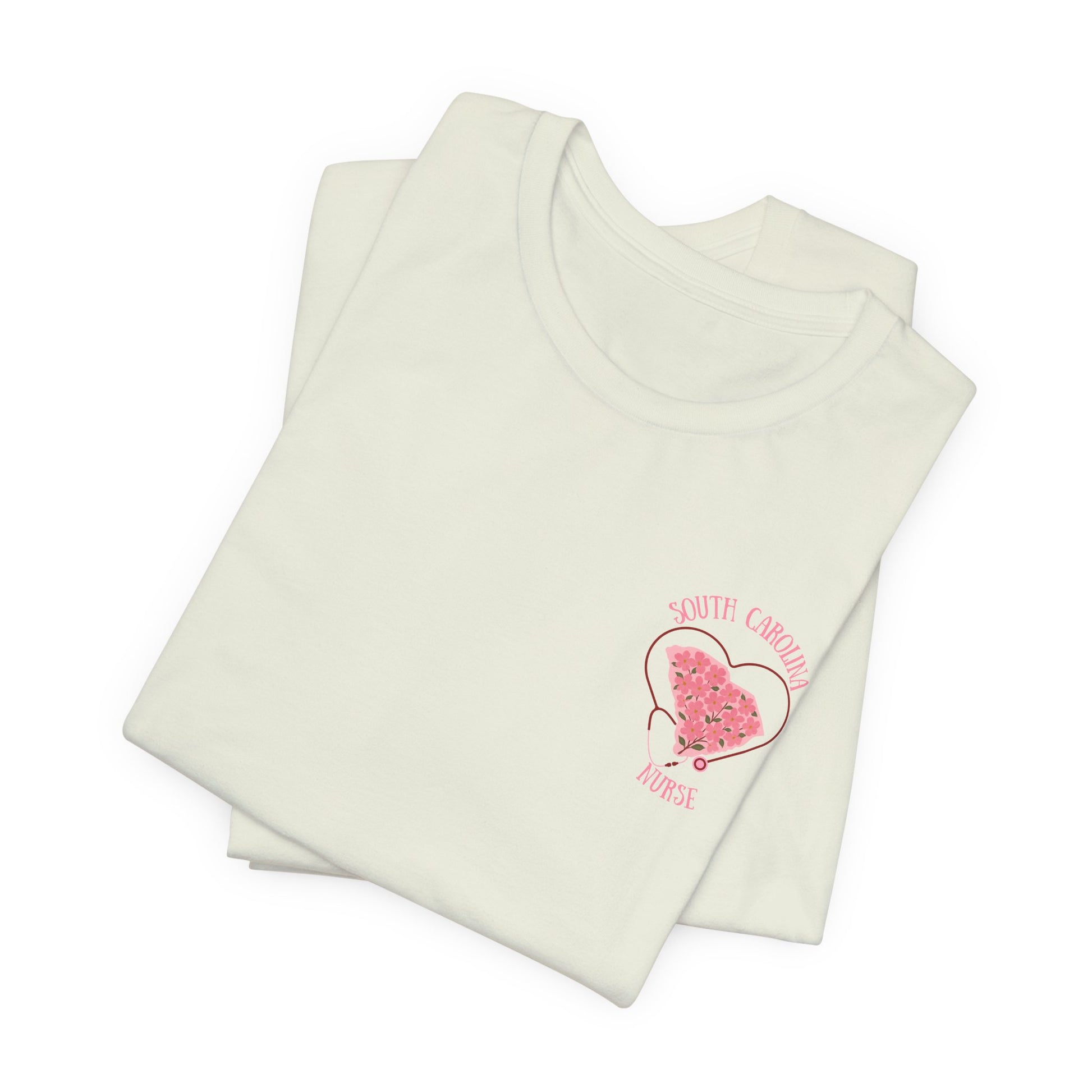 BELLA CANVAS-Pink Dogwood SC Nurse-Unisex Jersey Tee