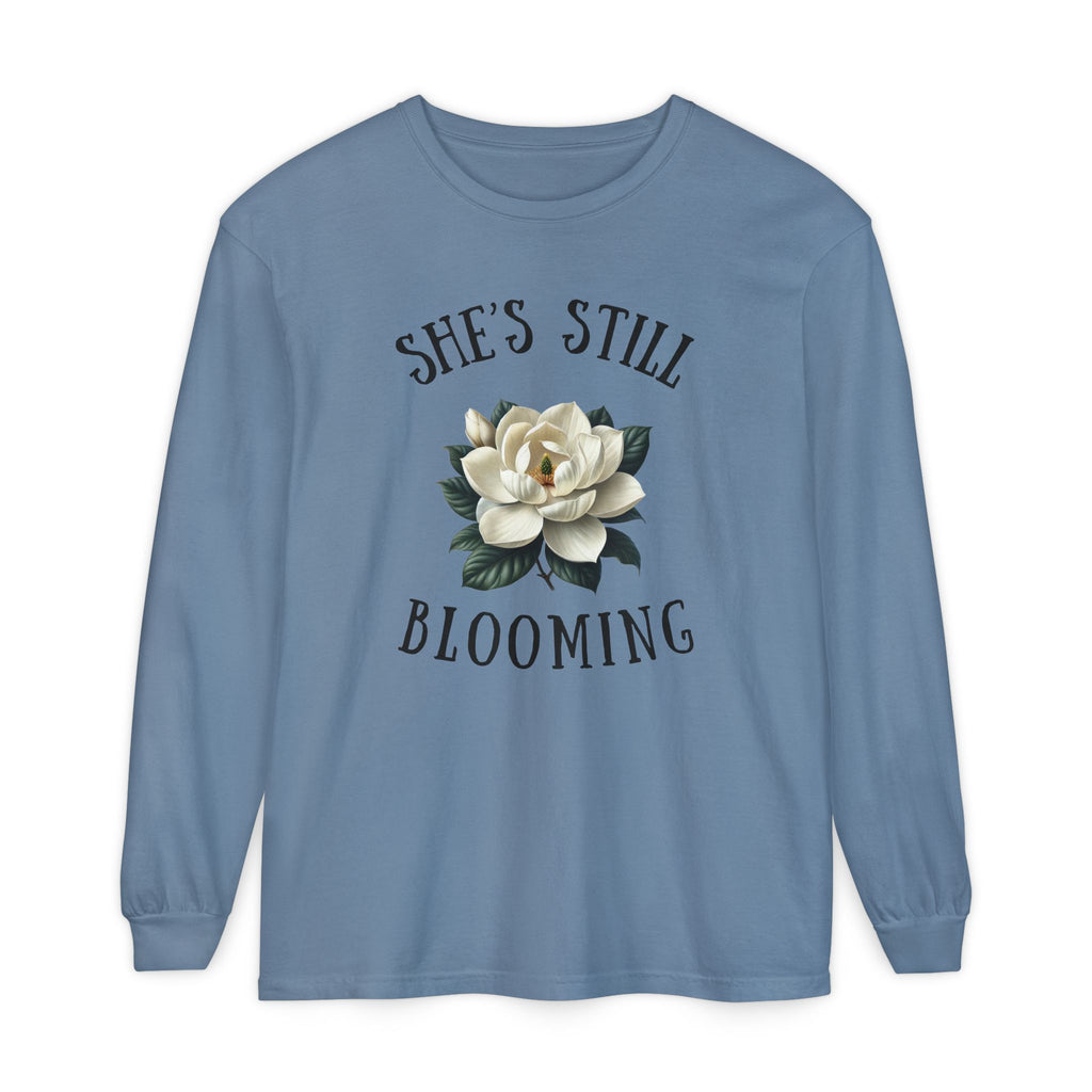 Adult Magnolia Still Blooming-Unisex Long Sleeve T-Shirt