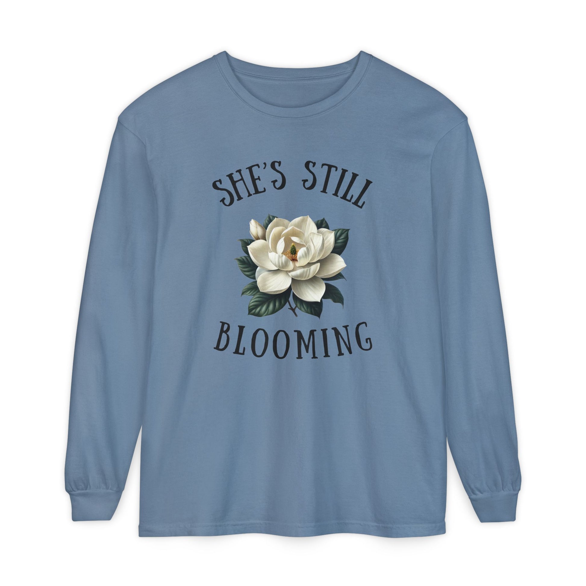 Adult Magnolia Still Blooming-Unisex Long Sleeve T-Shirt