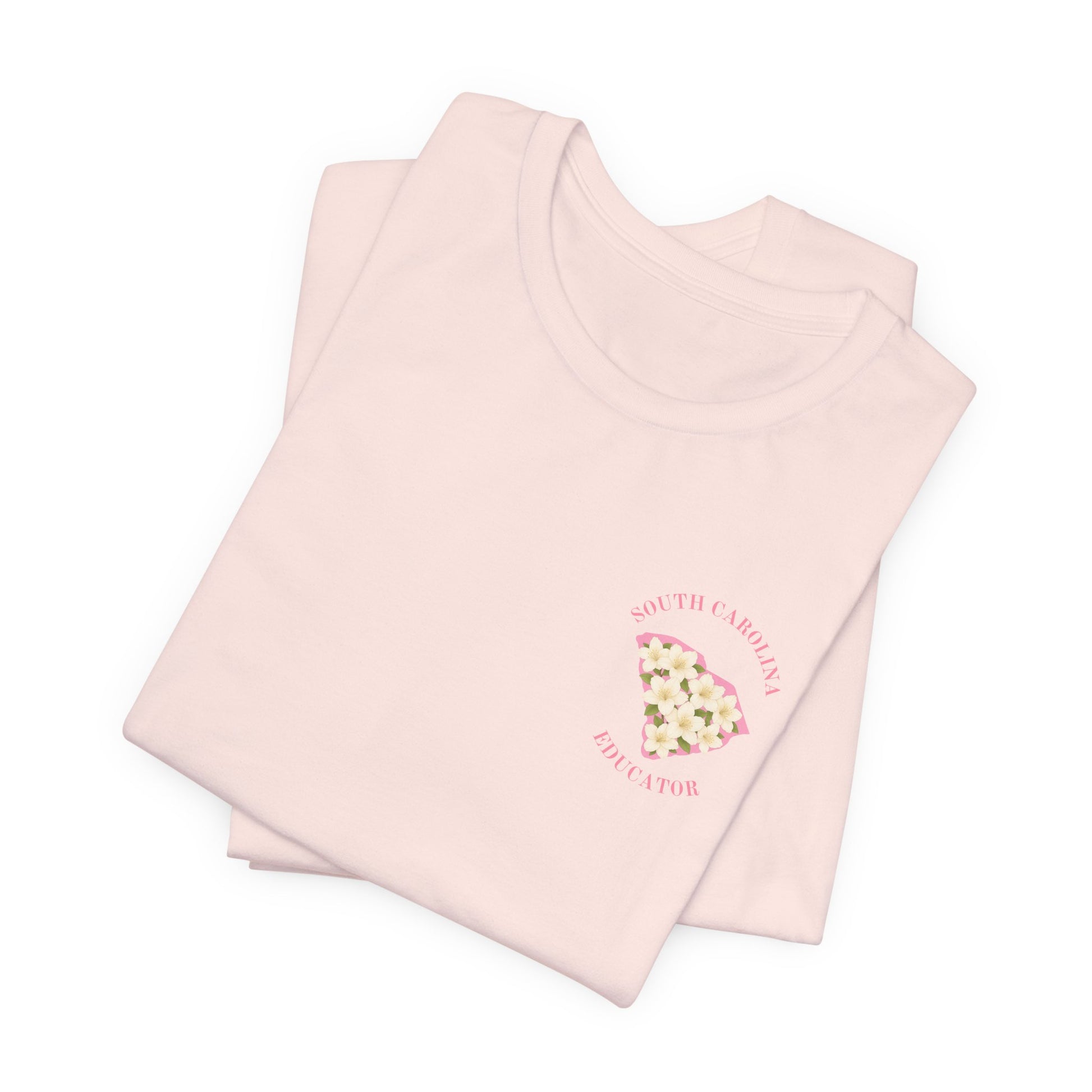 BELLA CANVAS White Azalea SC Educator-Unisex Jersey Tee