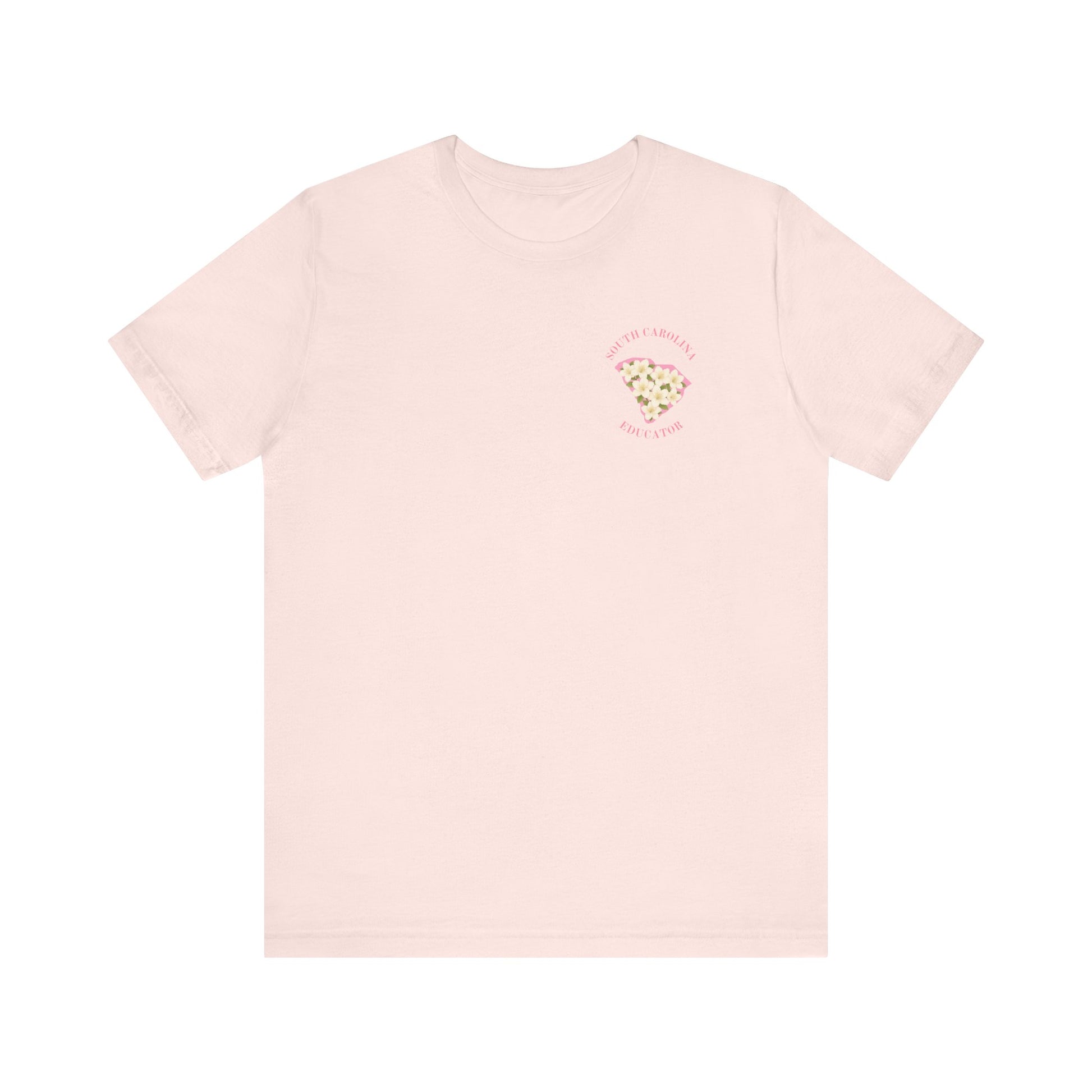 BELLA CANVAS White Azalea SC Educator-Unisex Jersey Tee