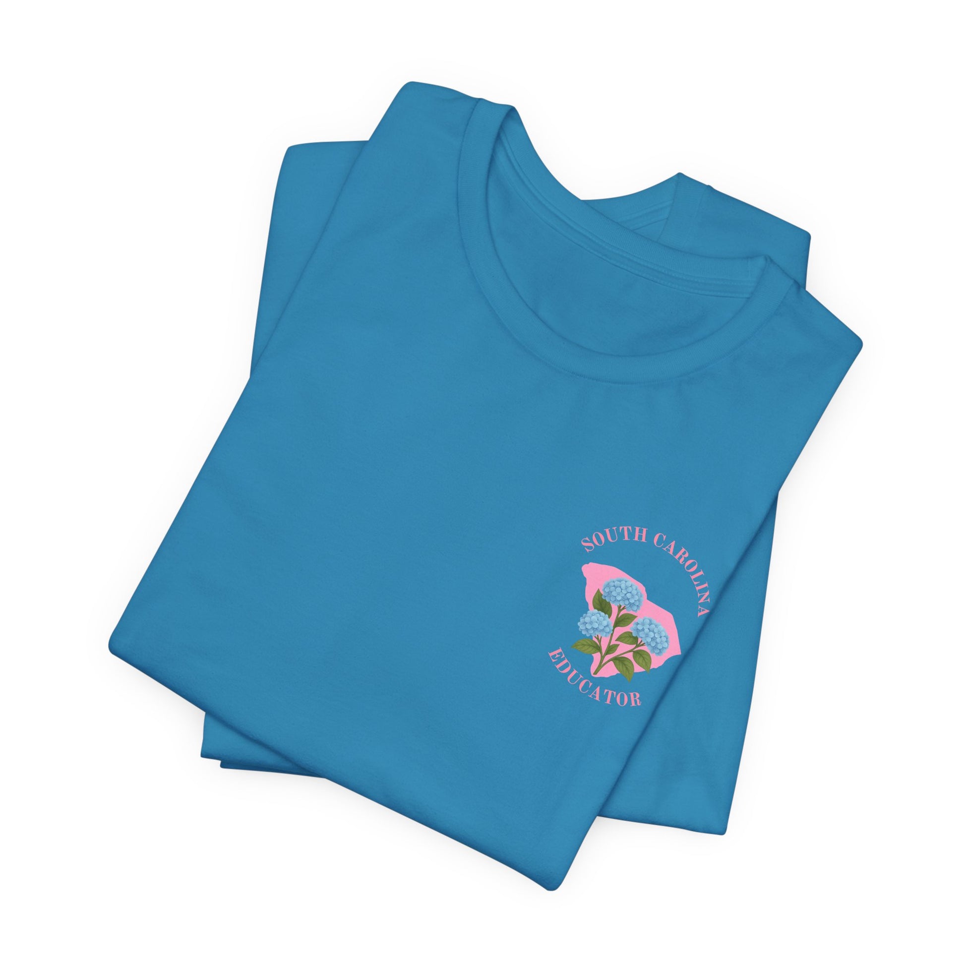BELLA CANVAS-BLUE HYDRANGEA SC Educator-Unisex Jersey Tee