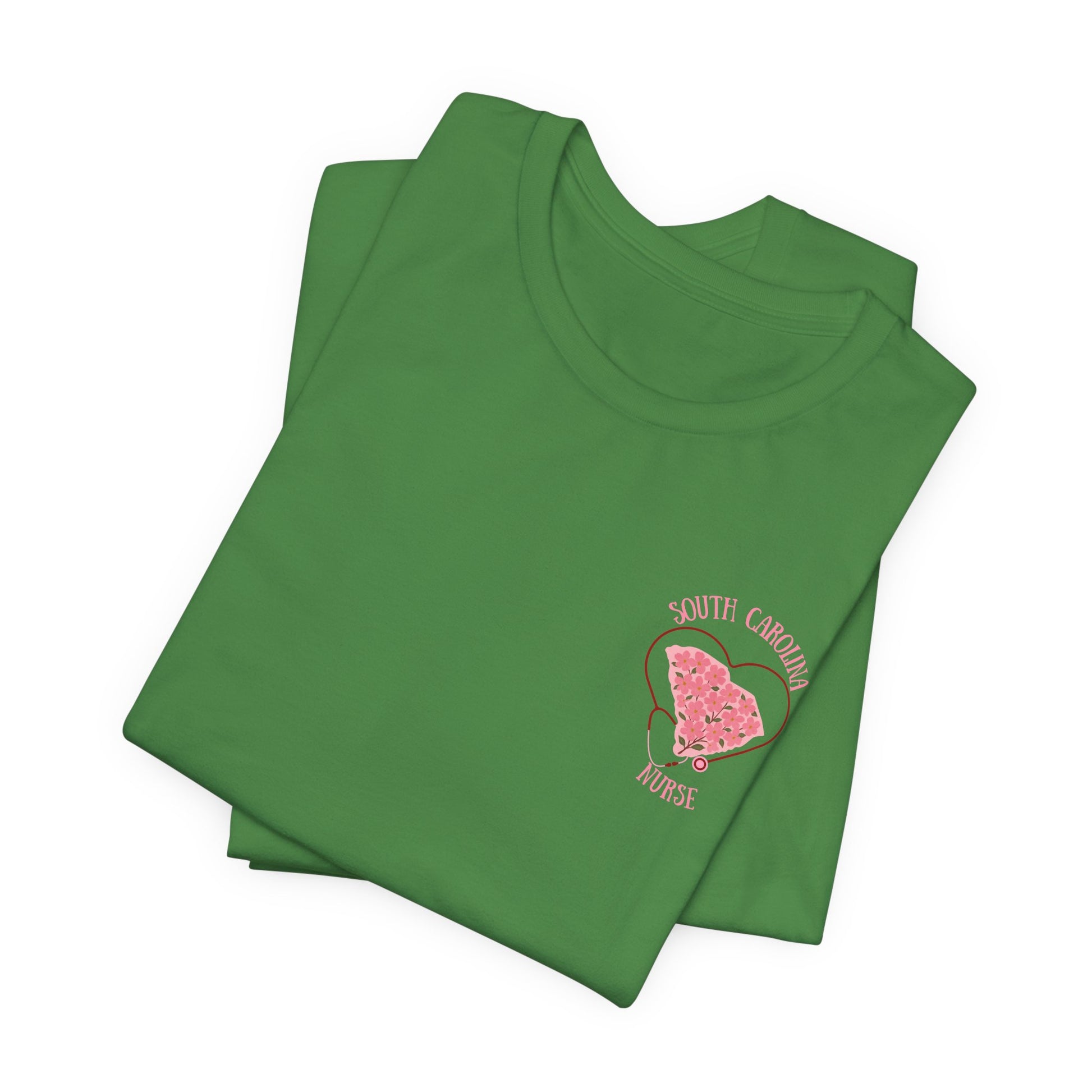 BELLA CANVAS-Pink Dogwood SC Nurse-Unisex Jersey Tee