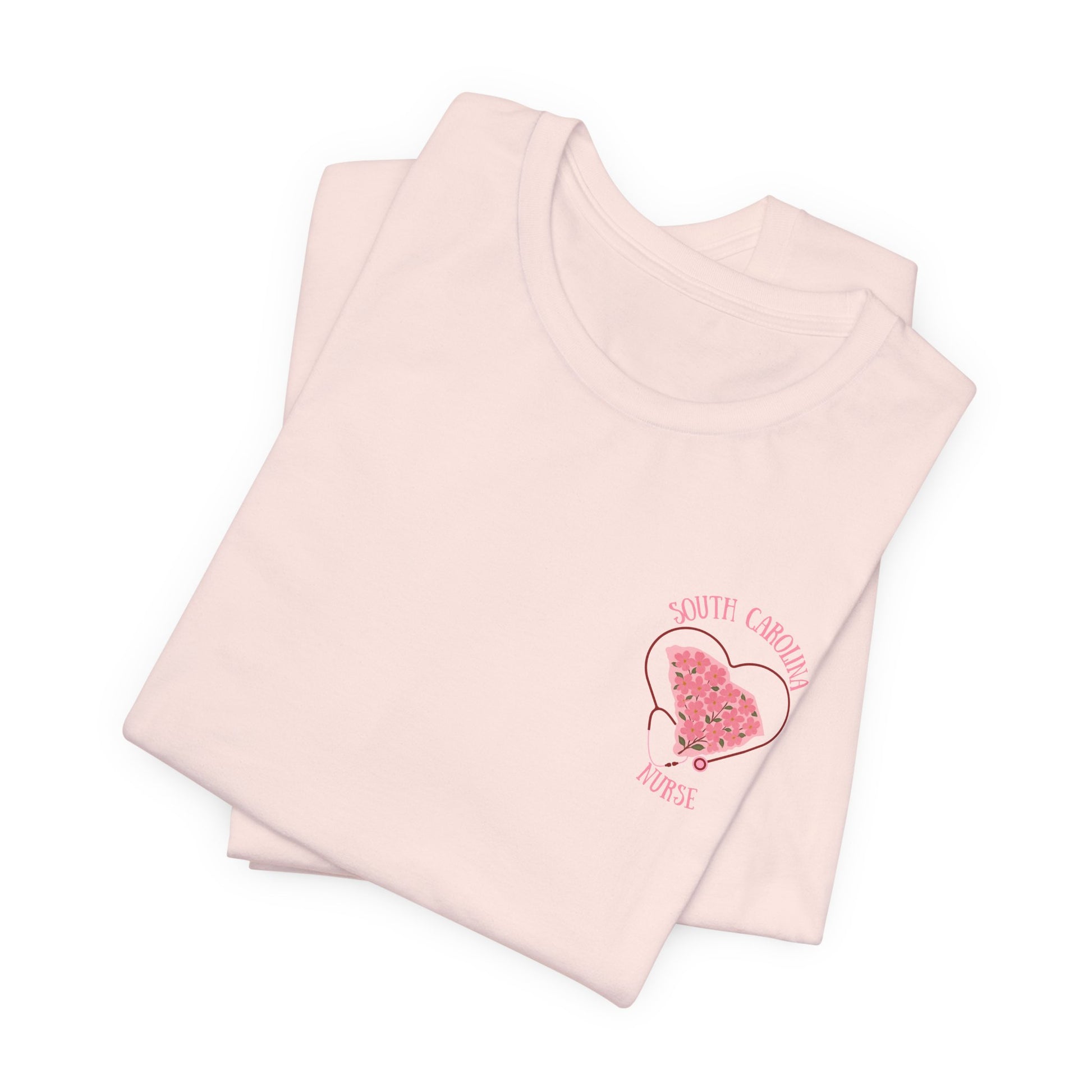 BELLA CANVAS-Pink Dogwood SC Nurse-Unisex Jersey Tee