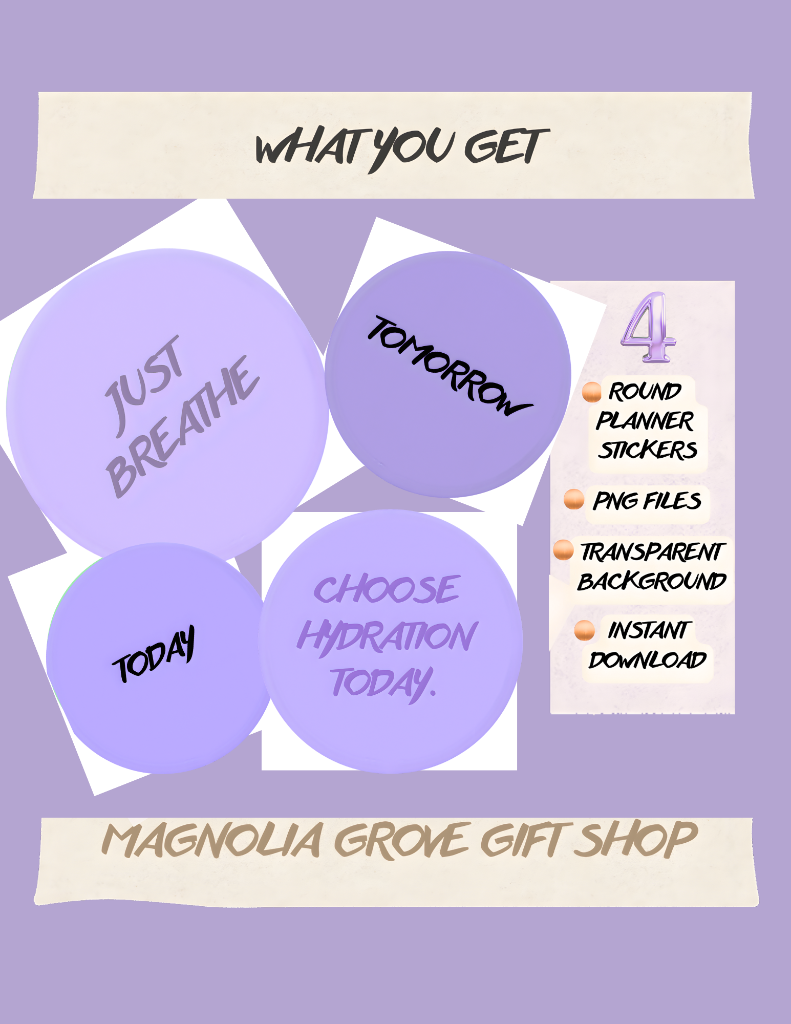 Fuzzy Checkmark Stickers