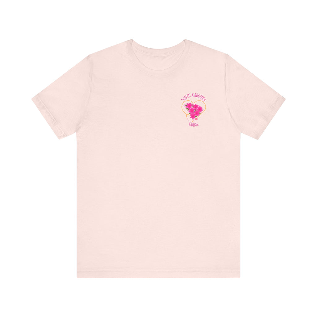 BELLA CANVAS Pink Azalea SC Nurse-Unisex Jersey Tee