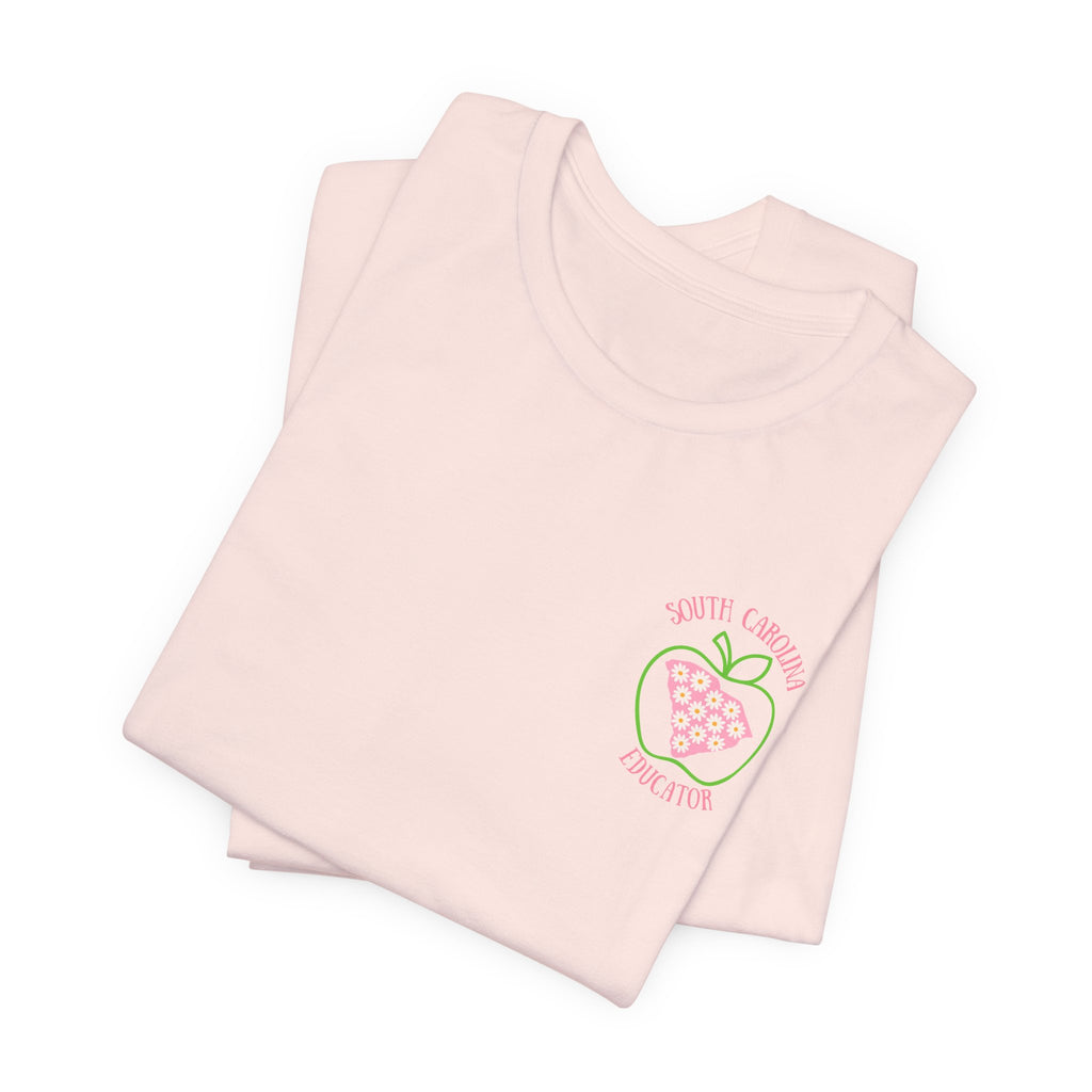 BELLA CANVAS-Daisy GREEN APPLE SC Educator-Unisex Jersey Tee