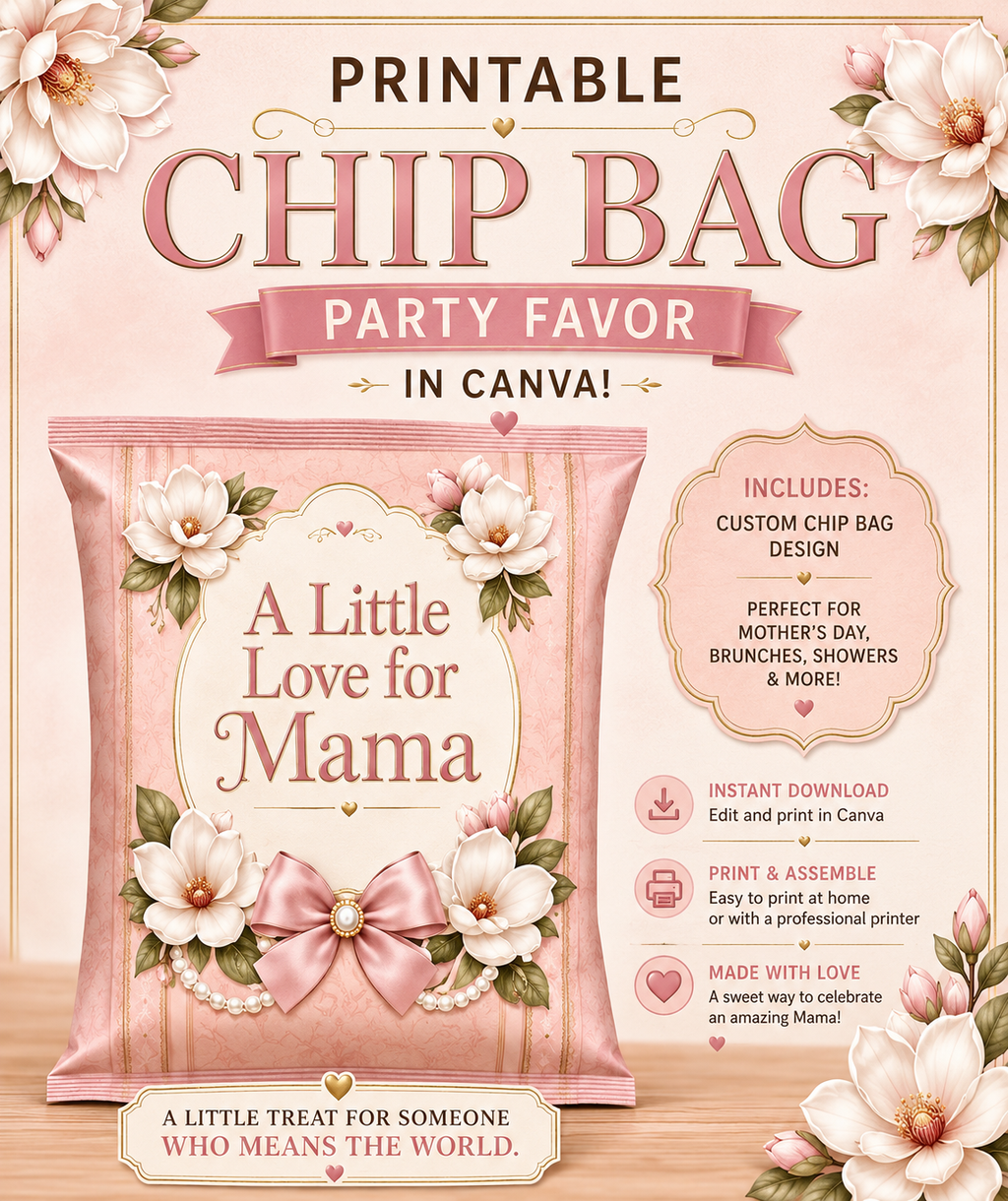 A Little Love for Mama-Chip Bag Design